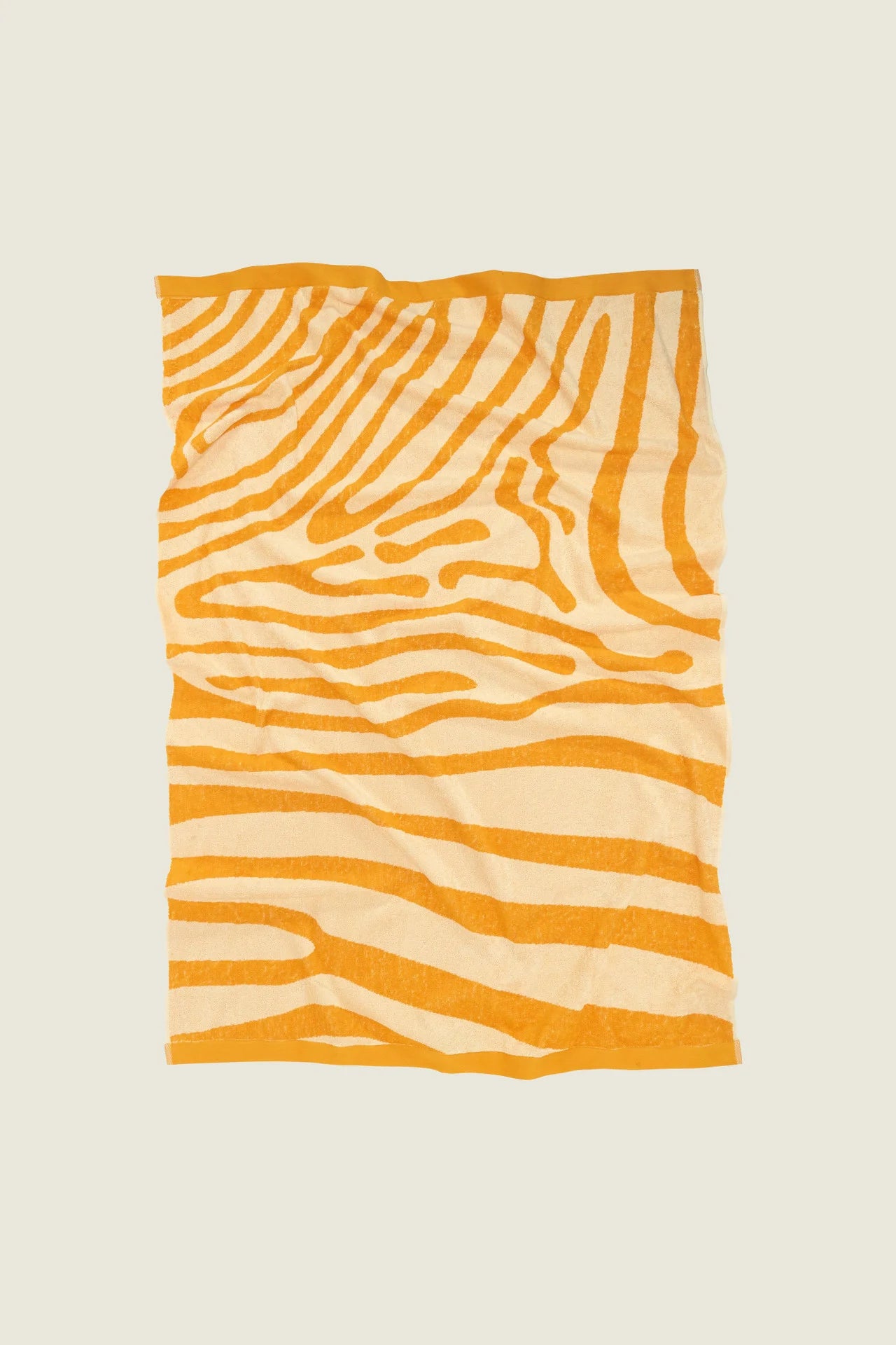 Yellow Maze Towel