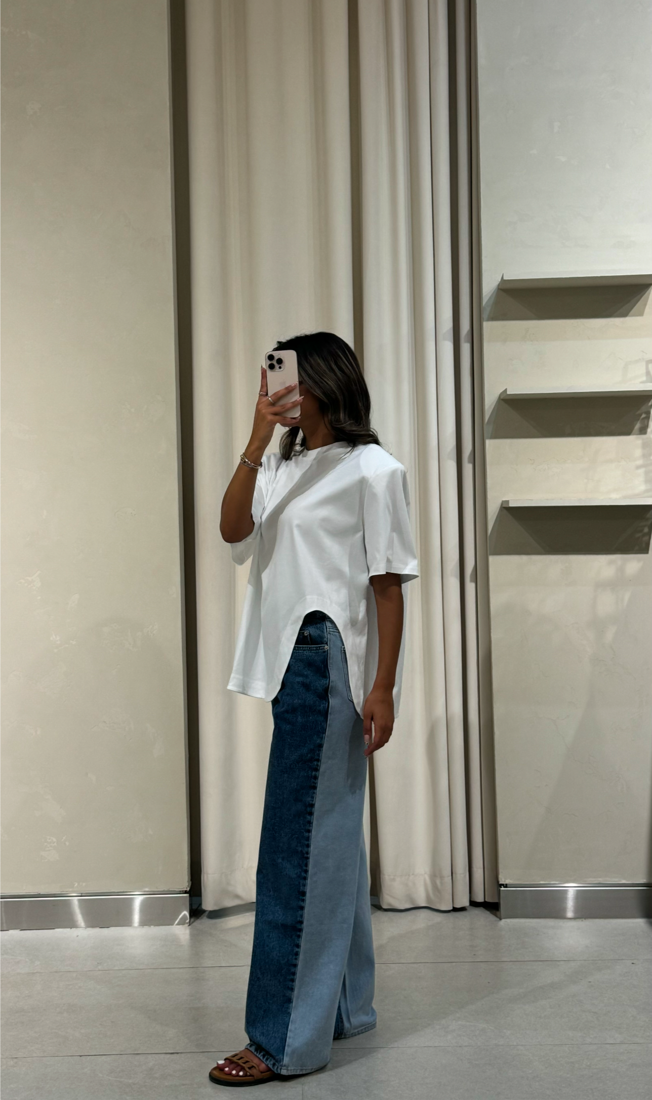 Asymmetrical t-shirt