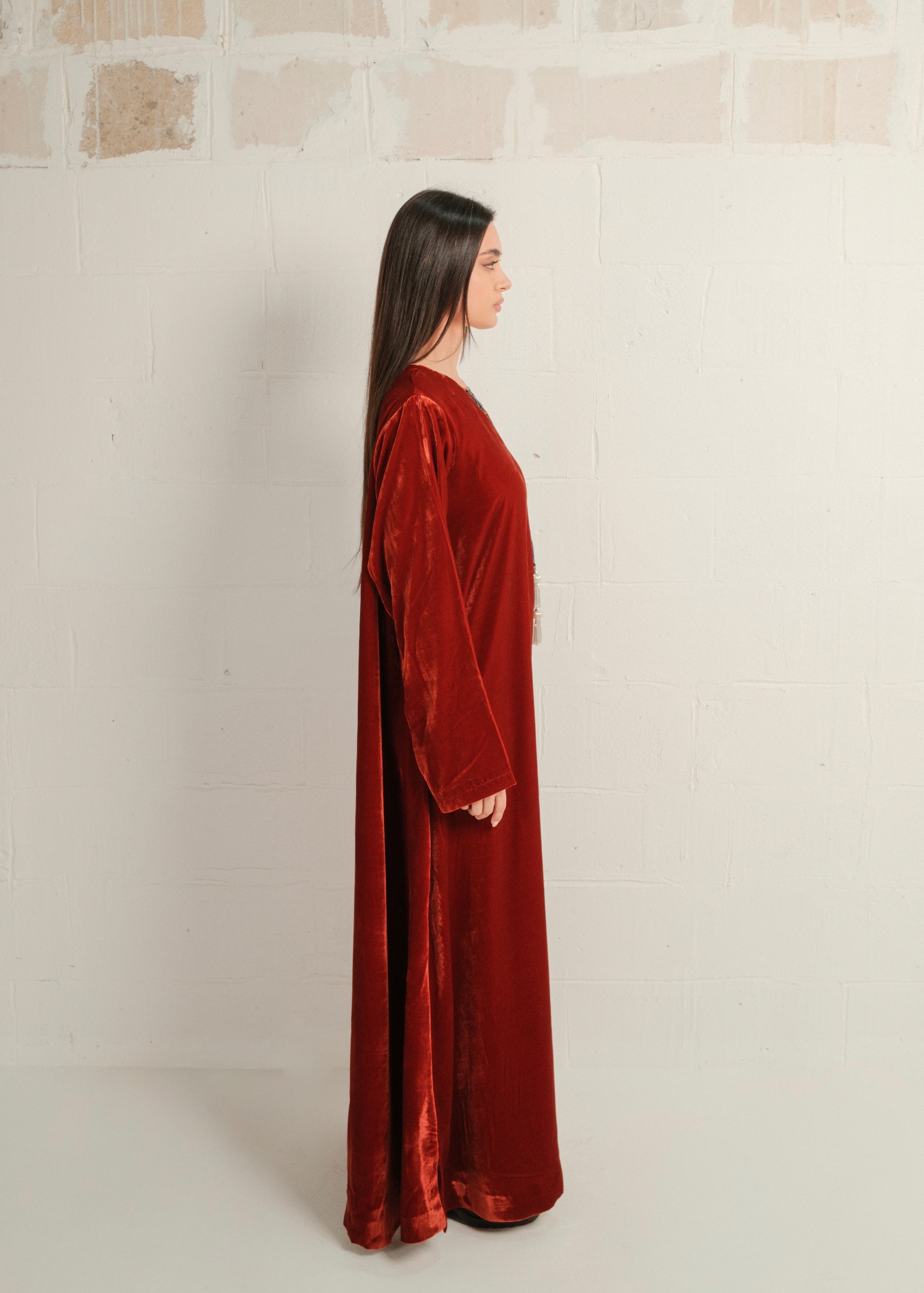 Velvet Beads Kaftan