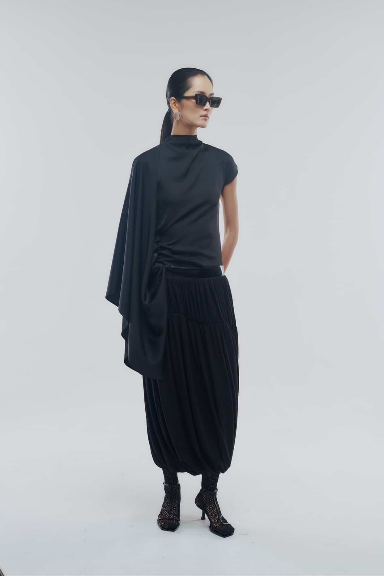 Flowy Draping Skirt