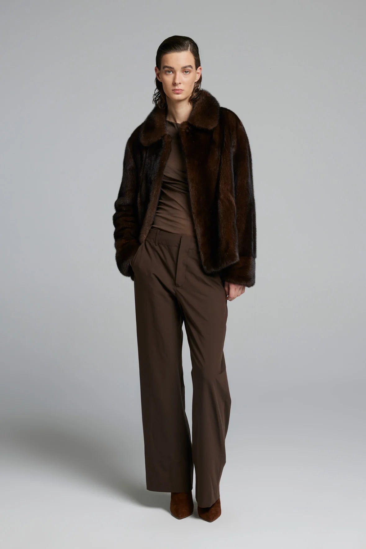 Brown Mink Jacket