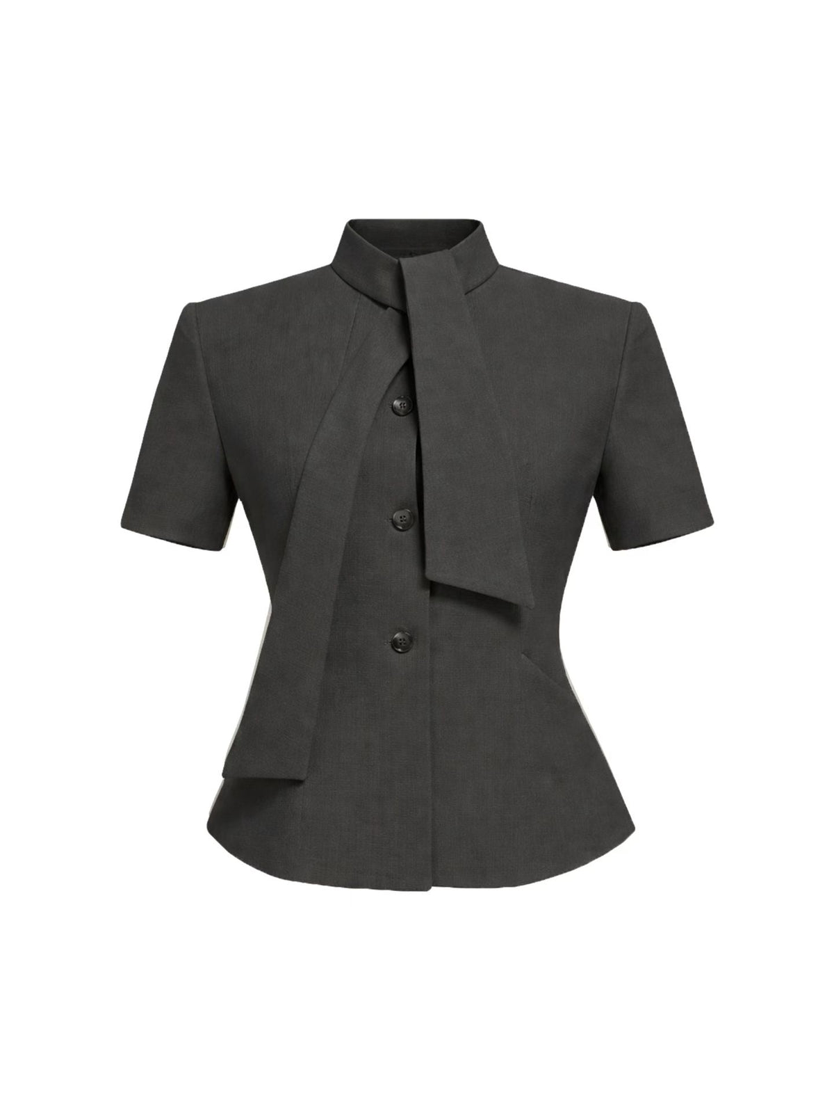 Tie-Neck Jacket