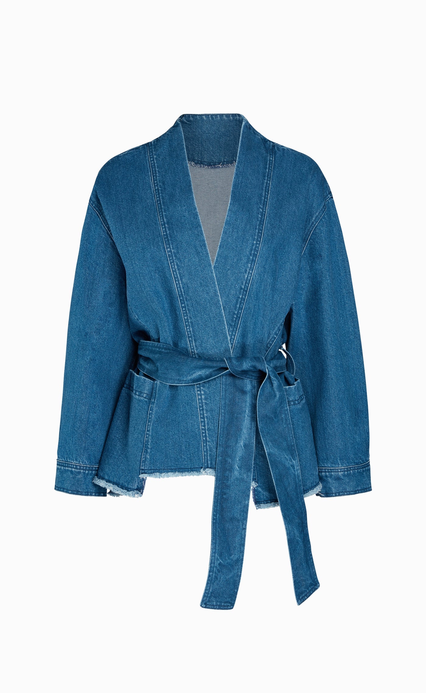 Anala Denim Kimono Jacket