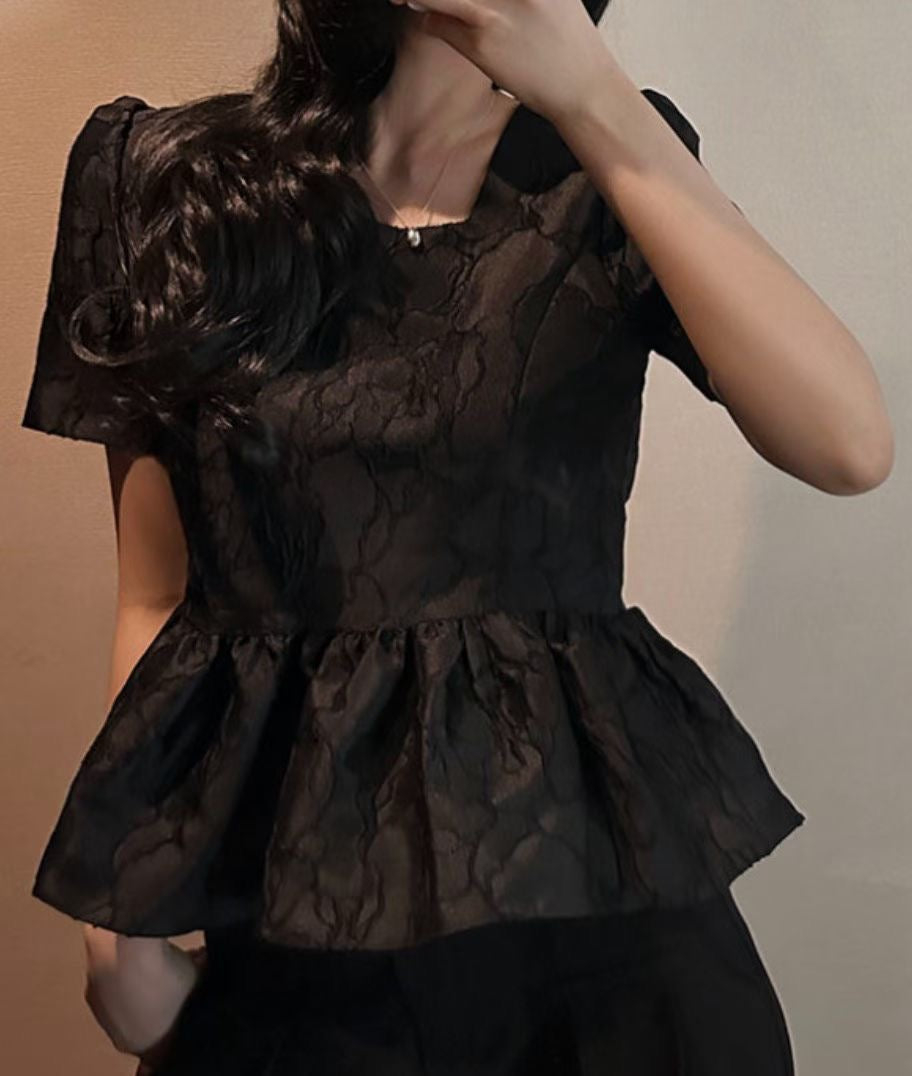 Jacquard Blouse