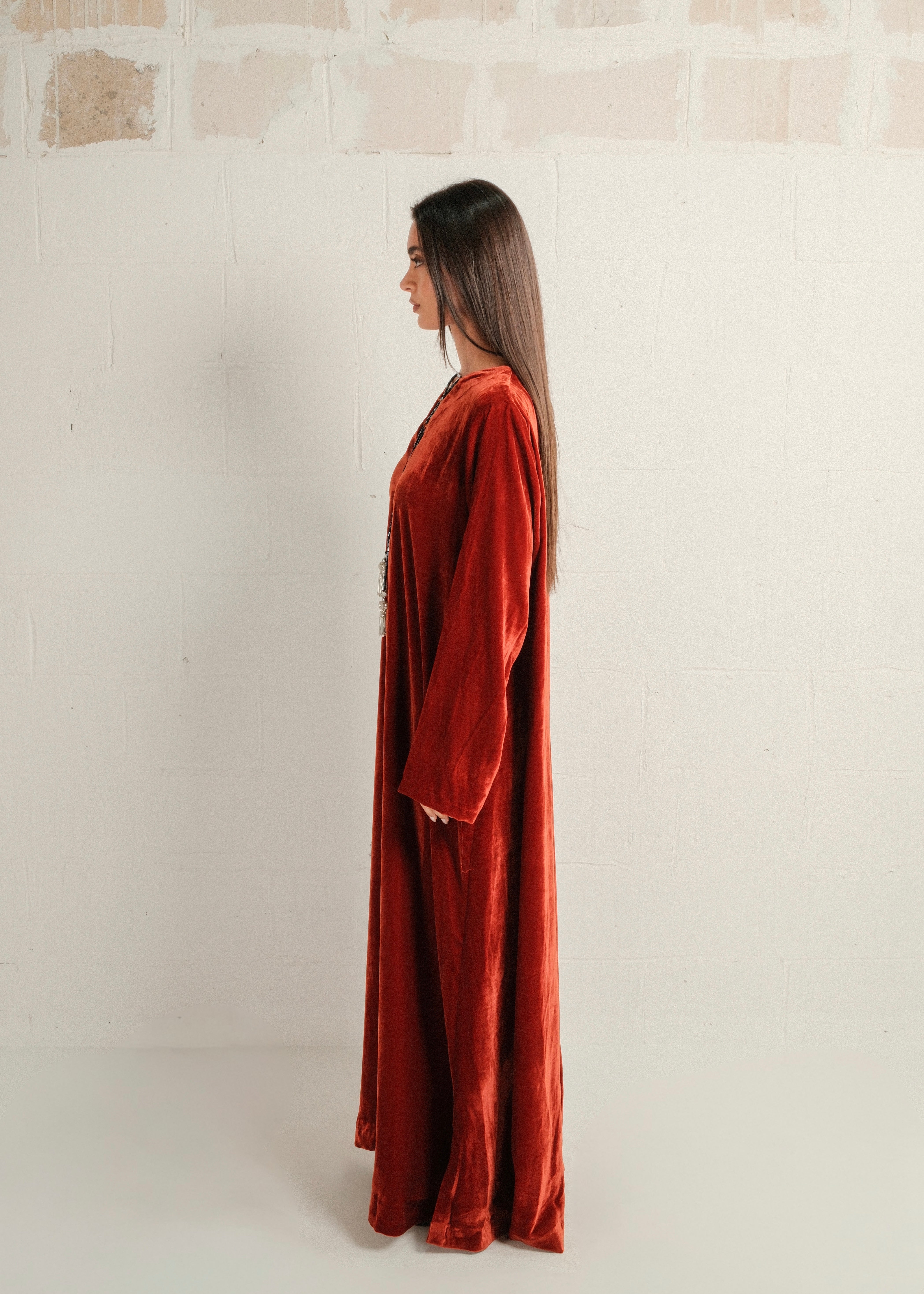 Velvet Beads Kaftan