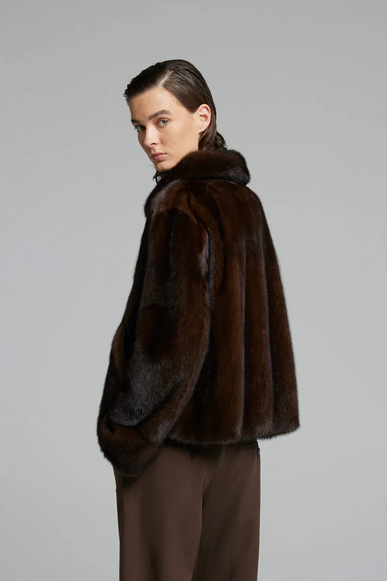 Brown Mink Jacket
