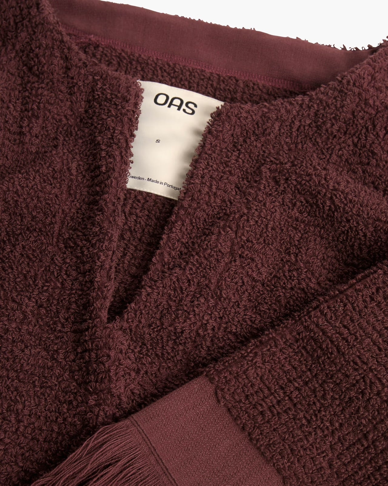 Burgundy Tillie Terry Top