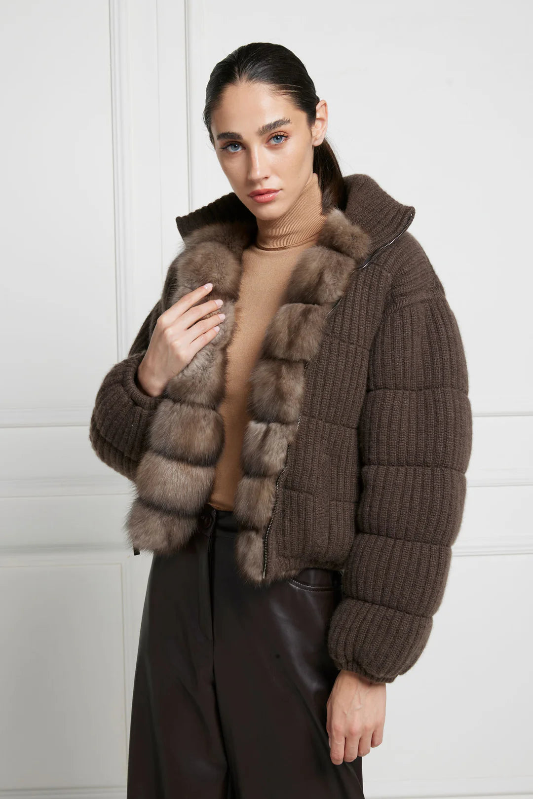 Cashmere Bomber Jacket