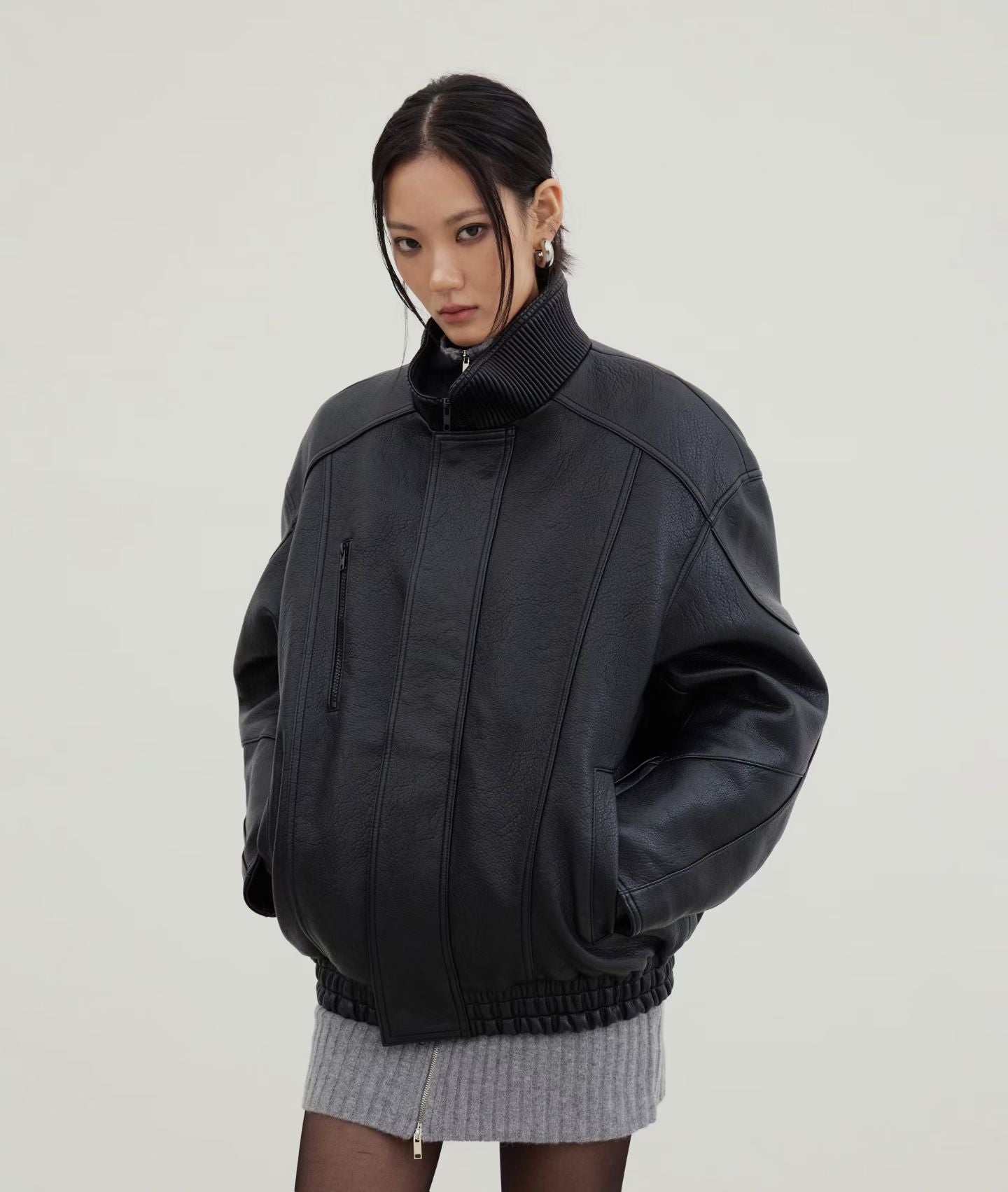 Bomber Leather Jacket