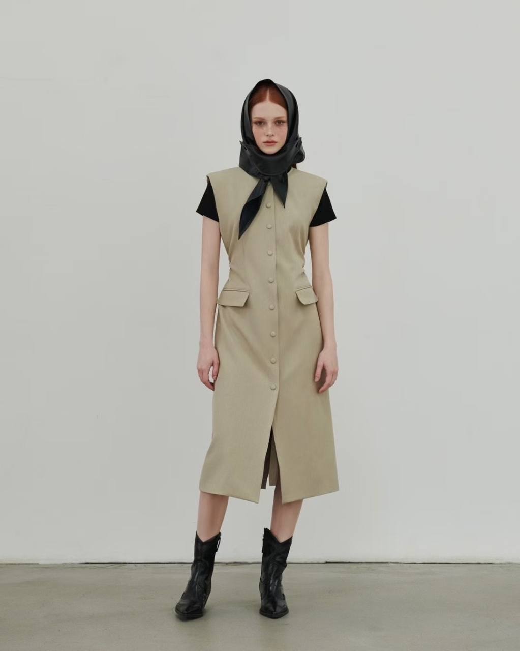 Front Buttoned Dress