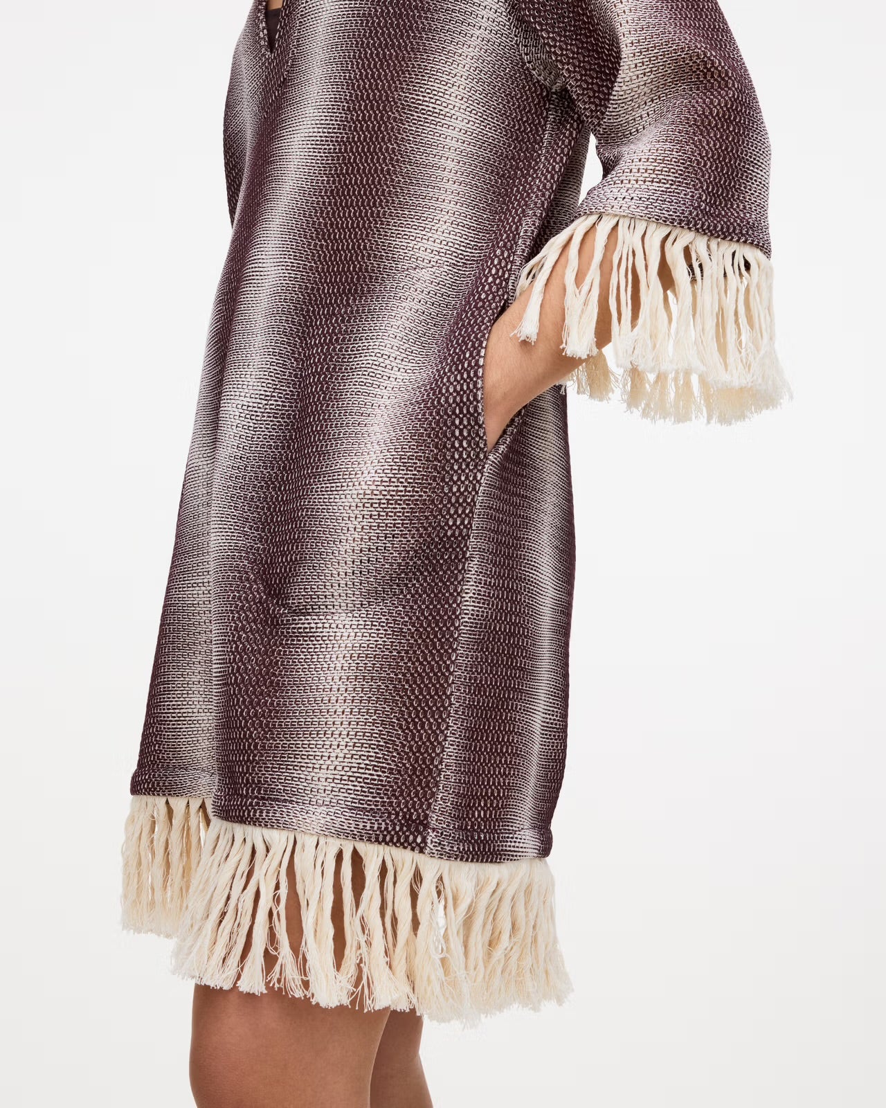 Merlot Echo Aya Net Dress