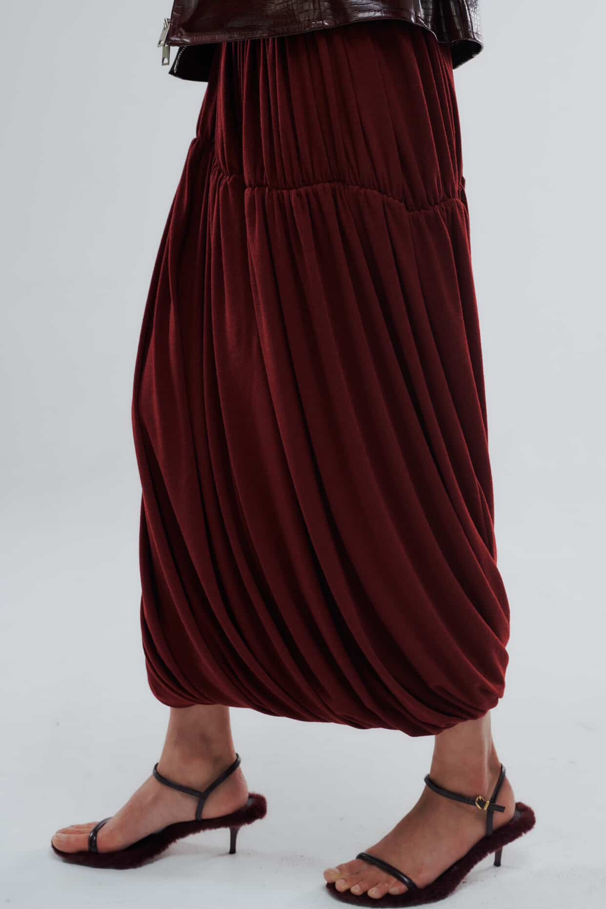 Flowy Draping Skirt