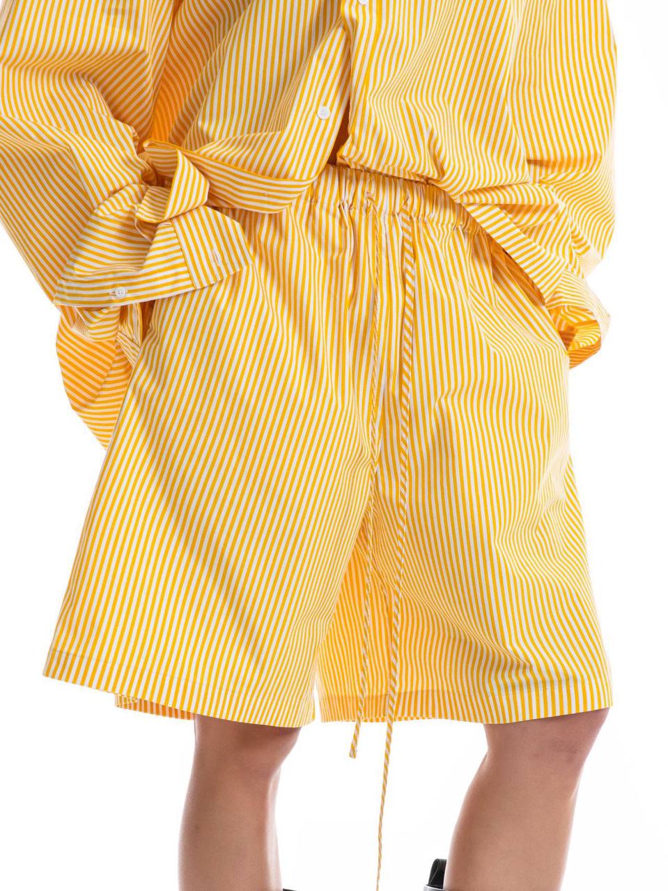 Lounge striped shorts