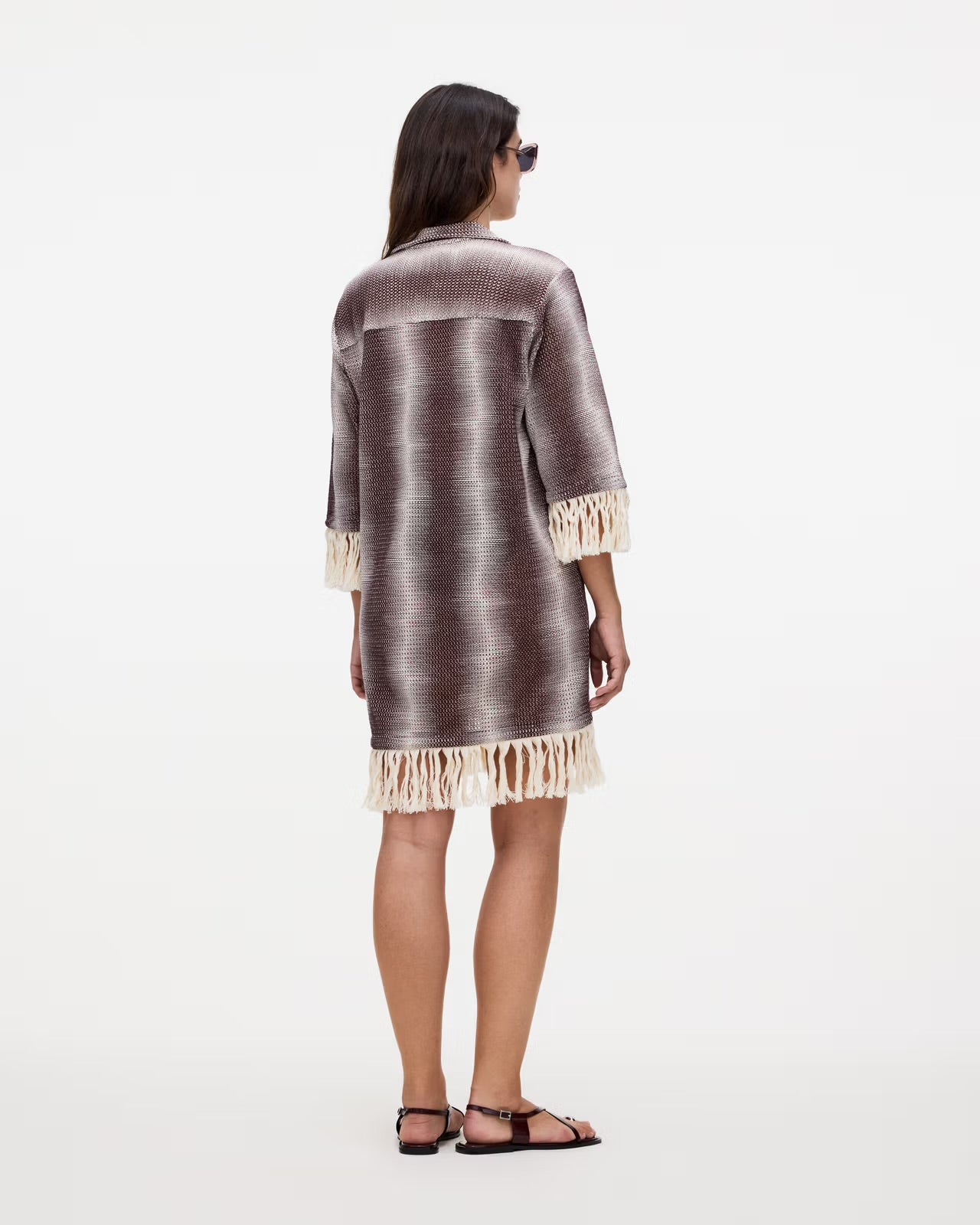 Merlot Echo Aya Net Dress