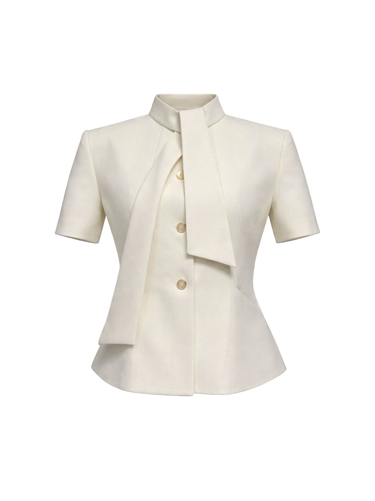 Tie-Neck Jacket
