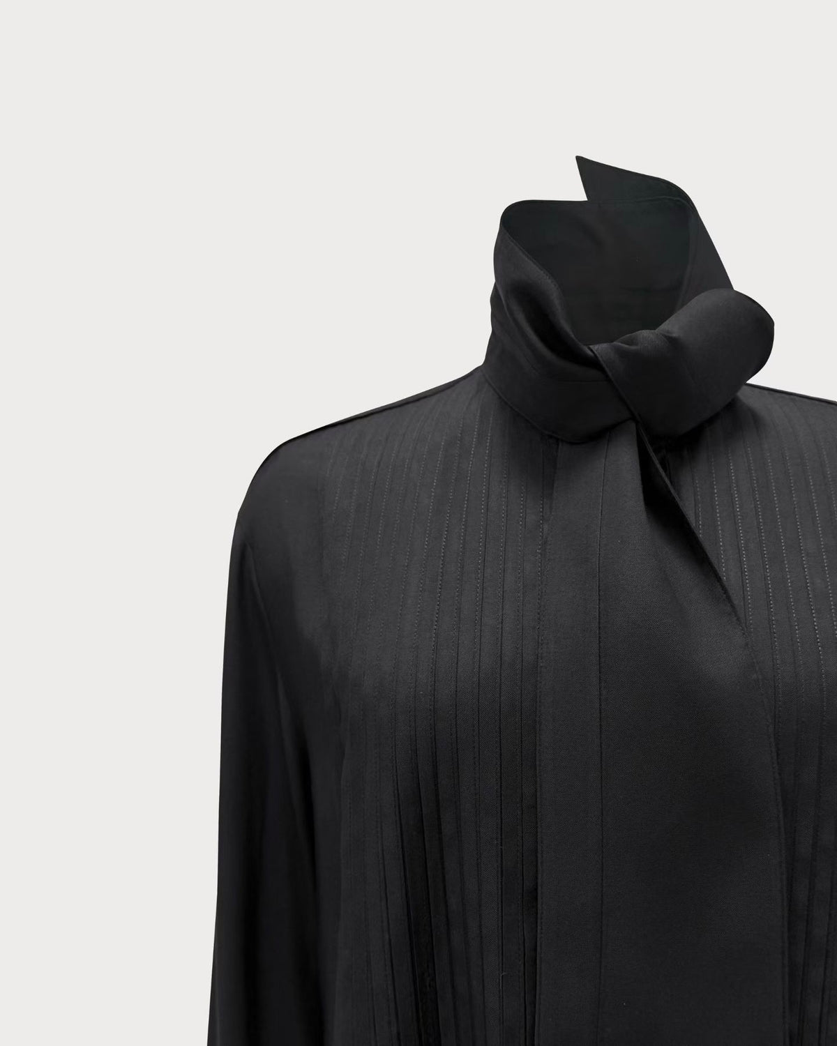 Scarf Collar Shirt