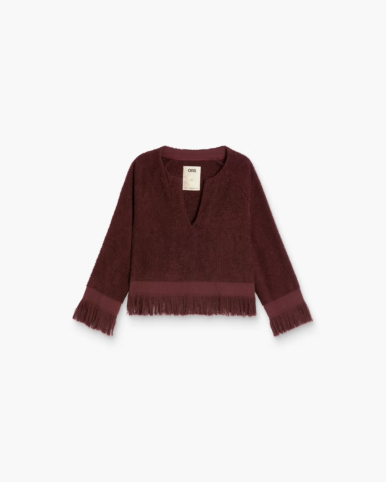 Burgundy Tillie Terry Top