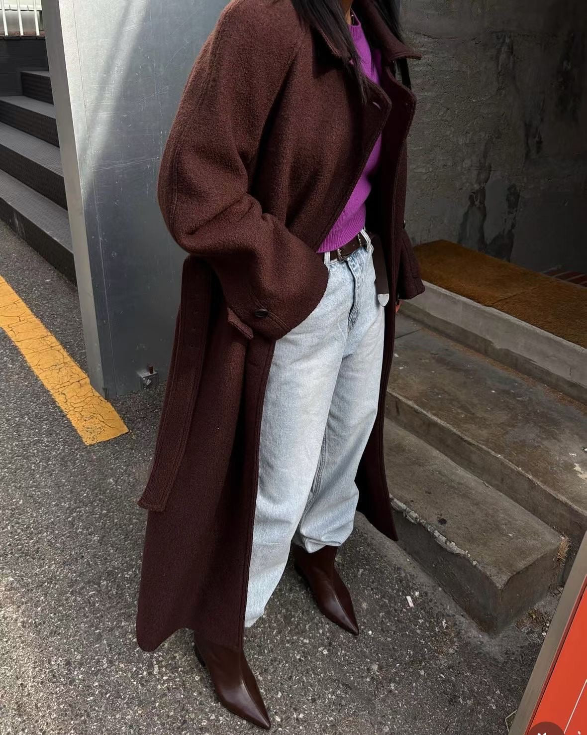 Long Belted Coat