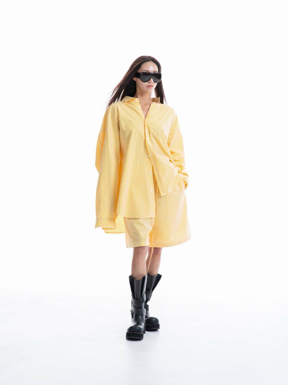 Lounge striped shorts