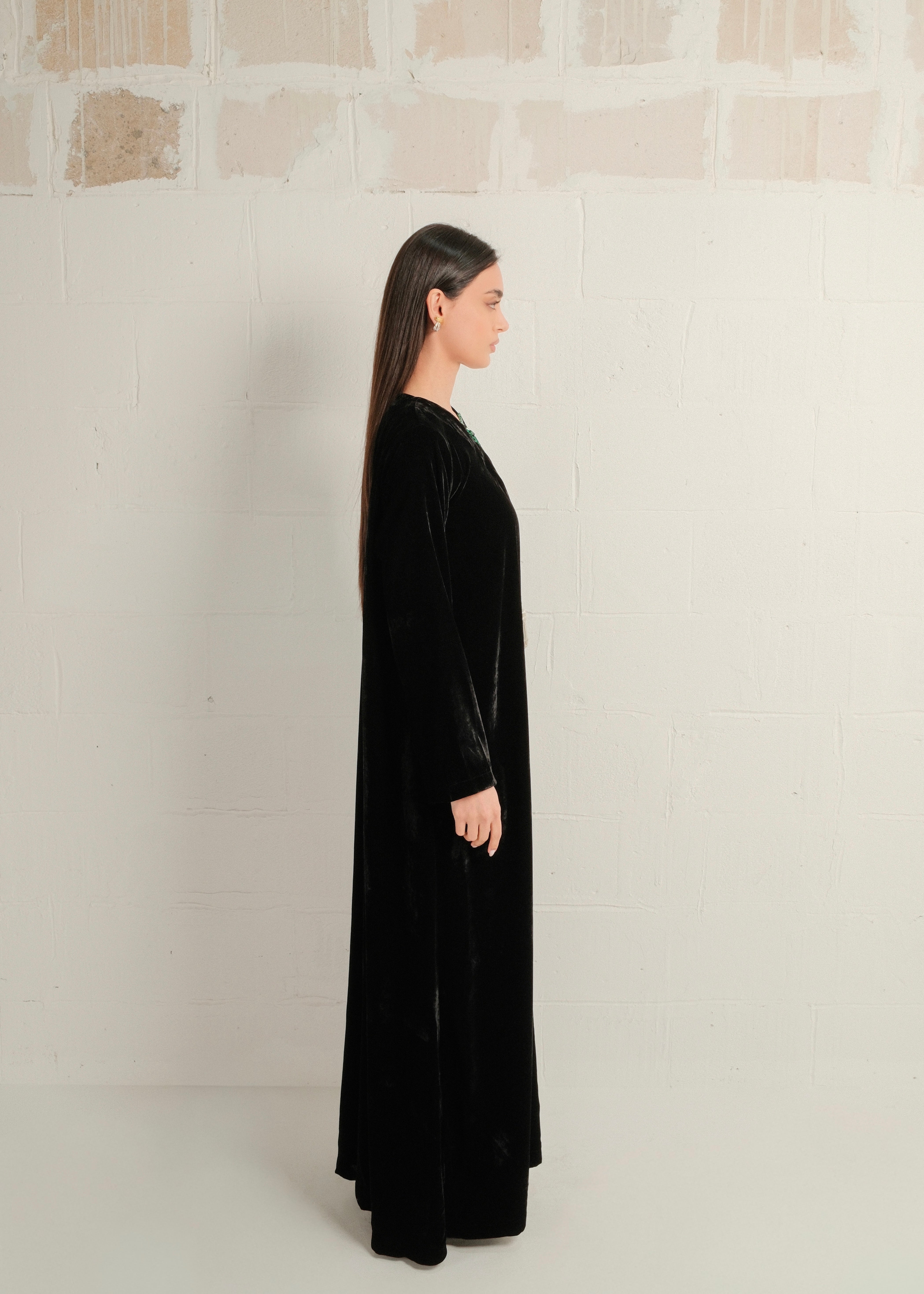 Velvet Beads Kaftan
