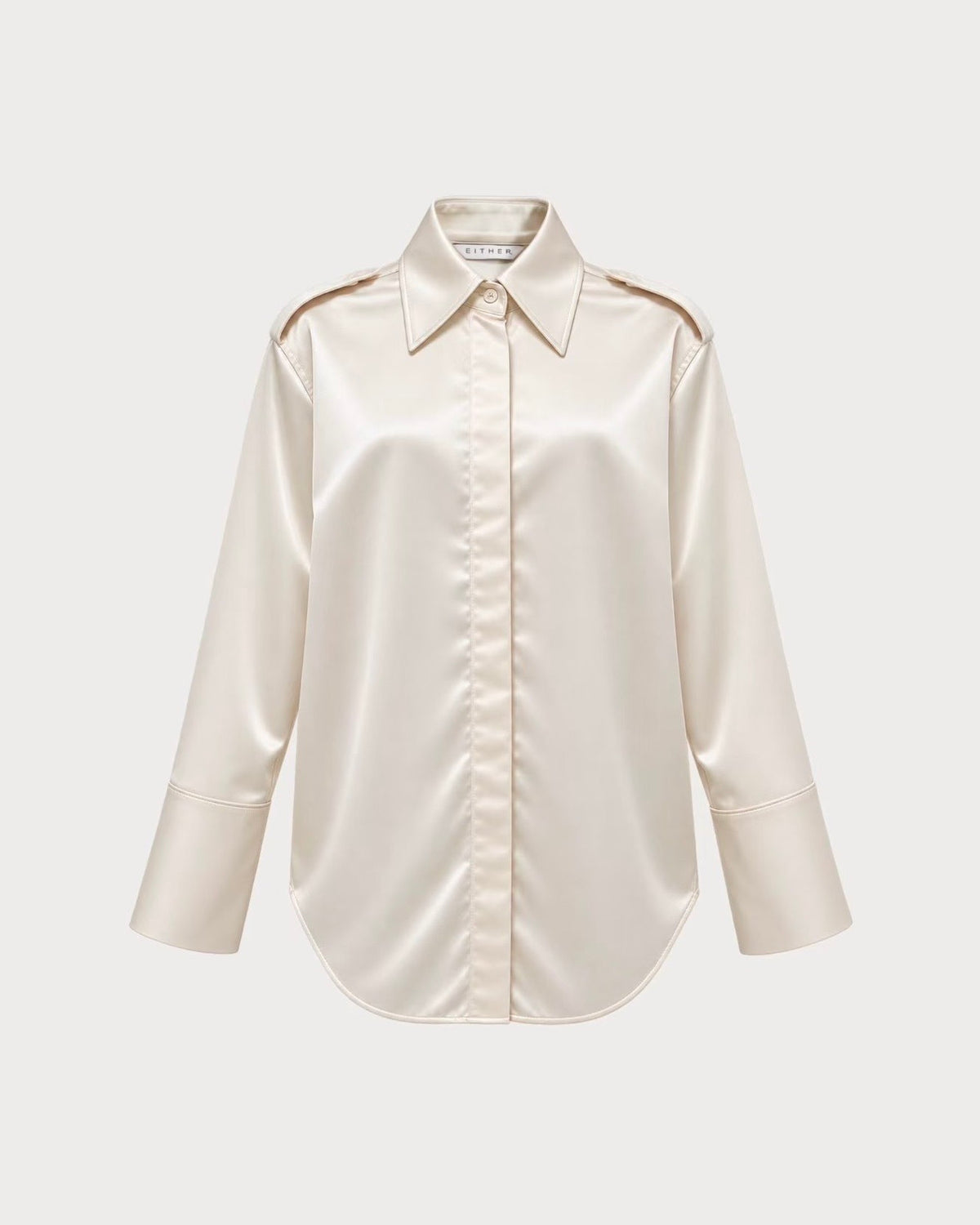 Satin Cargo Shirt