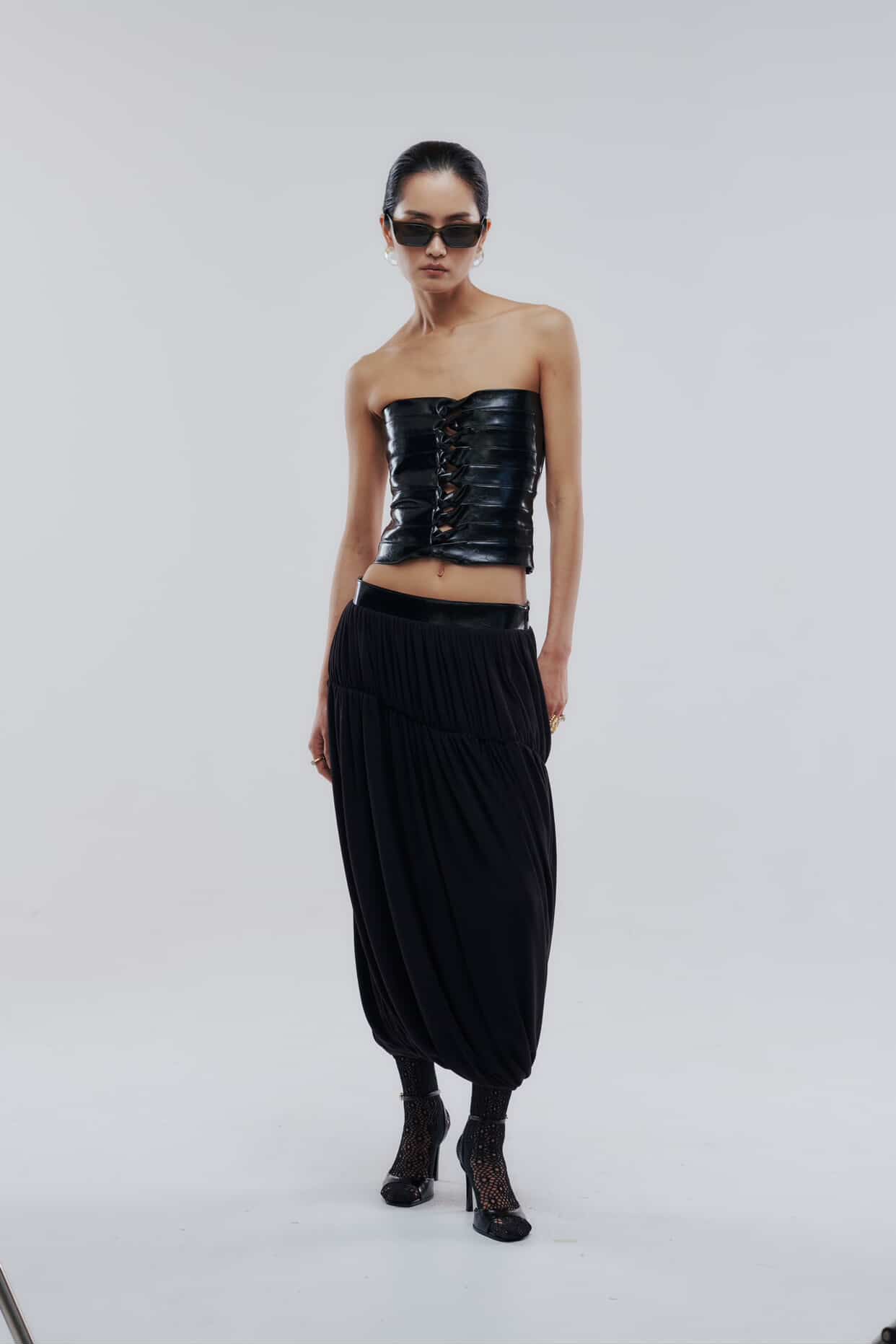 Flowy Draping Skirt