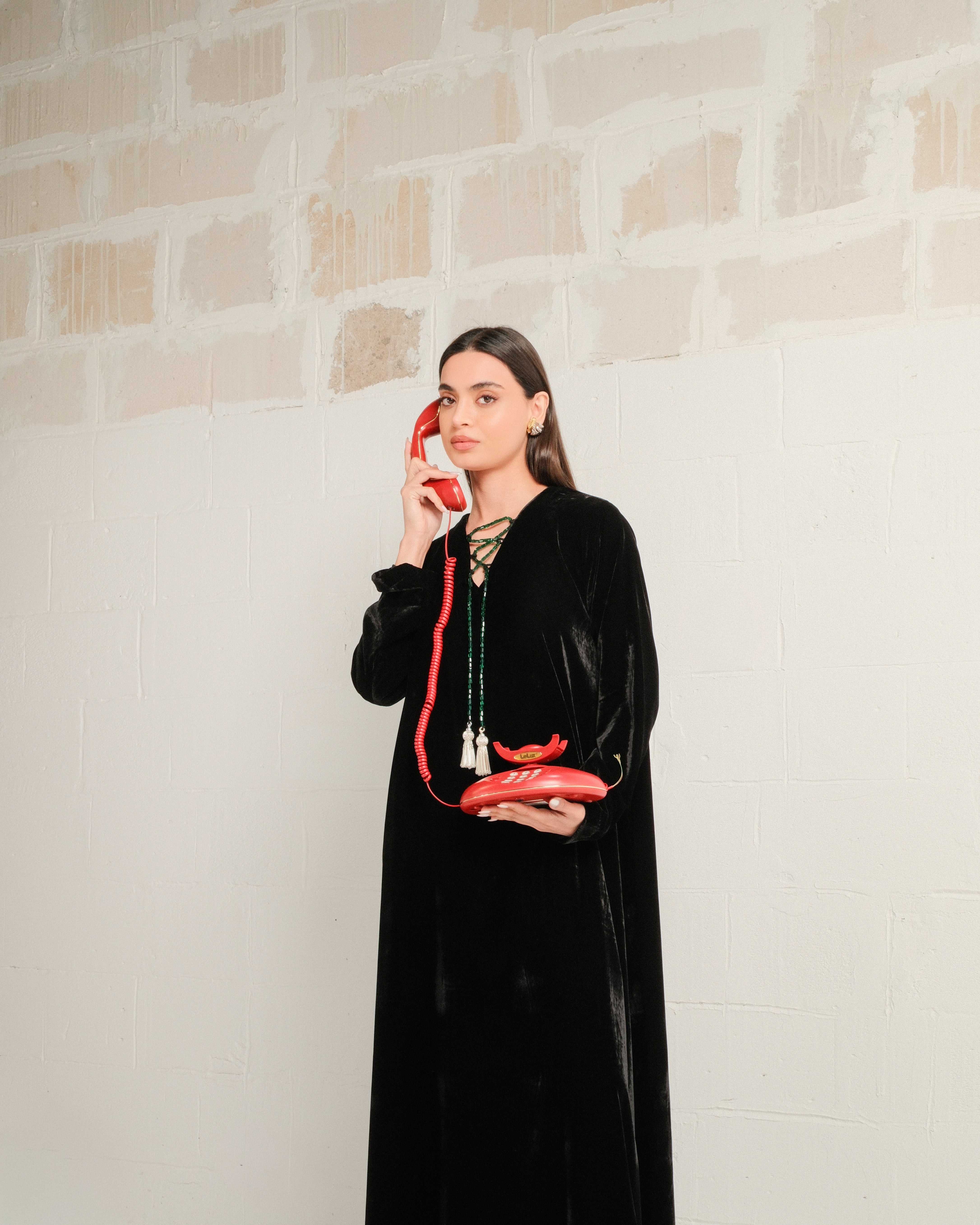 Velvet Beads Kaftan