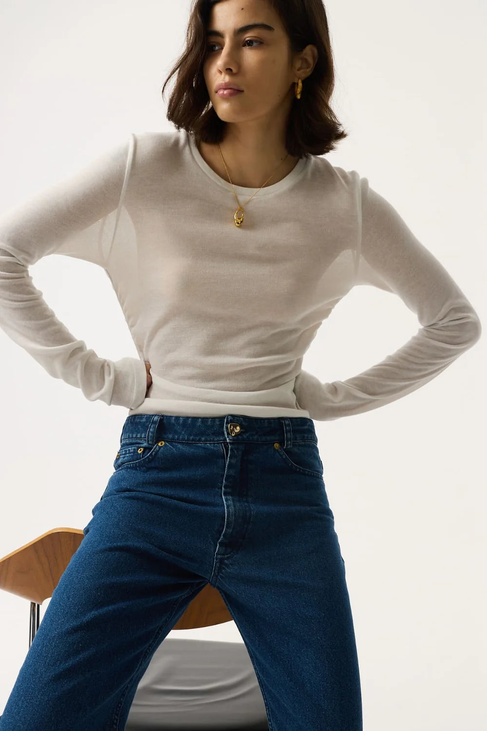 Daisy Sheer Tencel Top