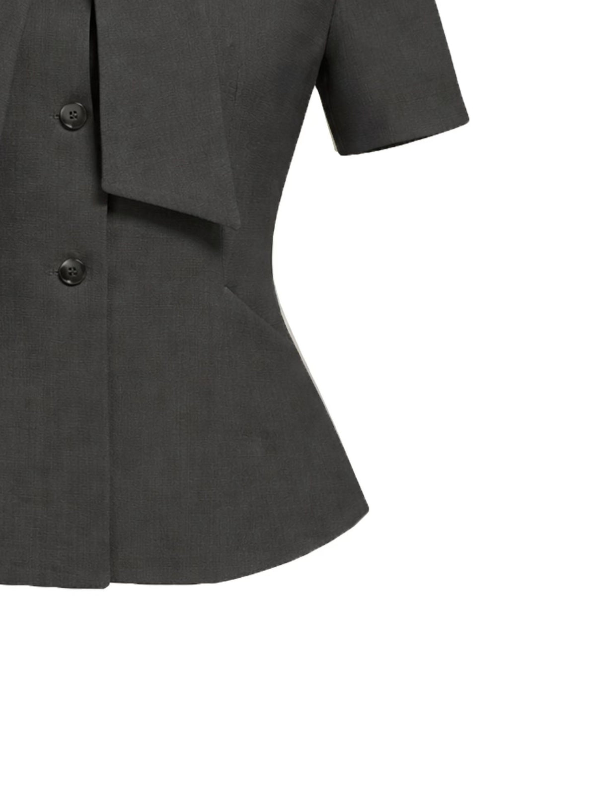 Tie-Neck Jacket
