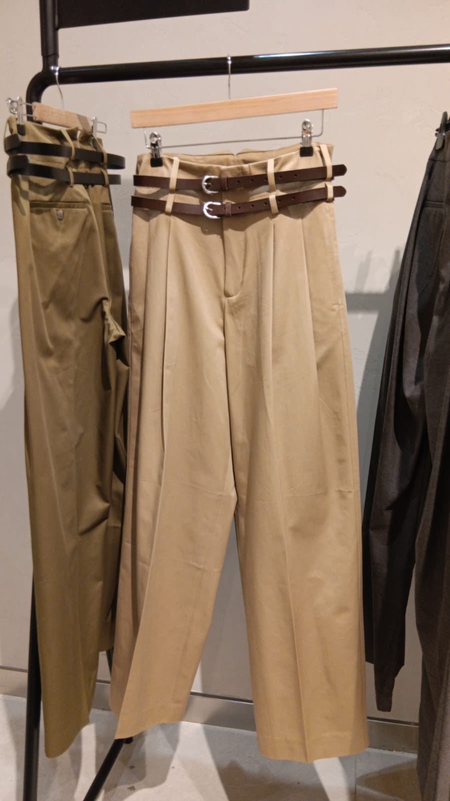Double waistband pants