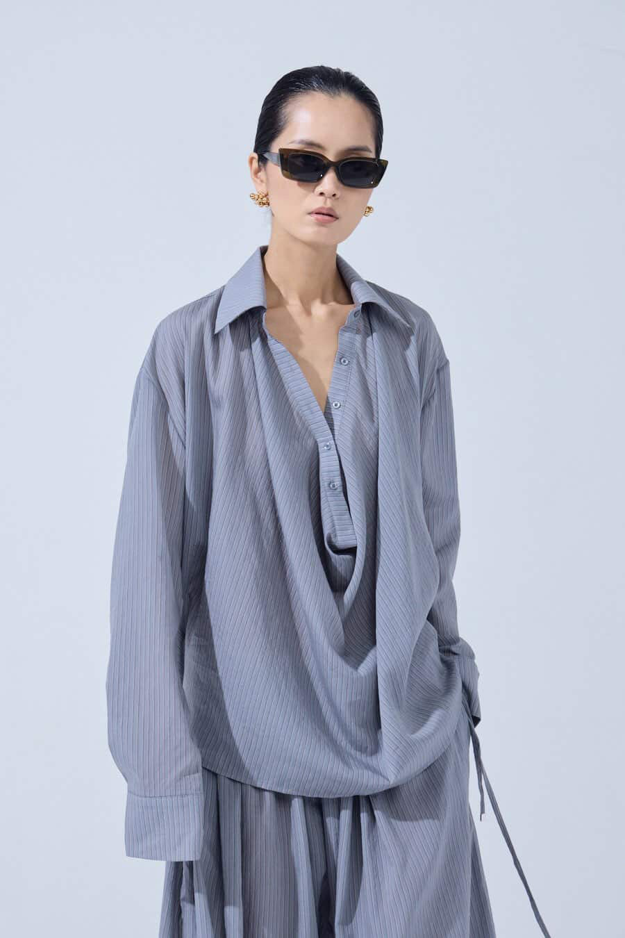 Flowy Striped Shirt