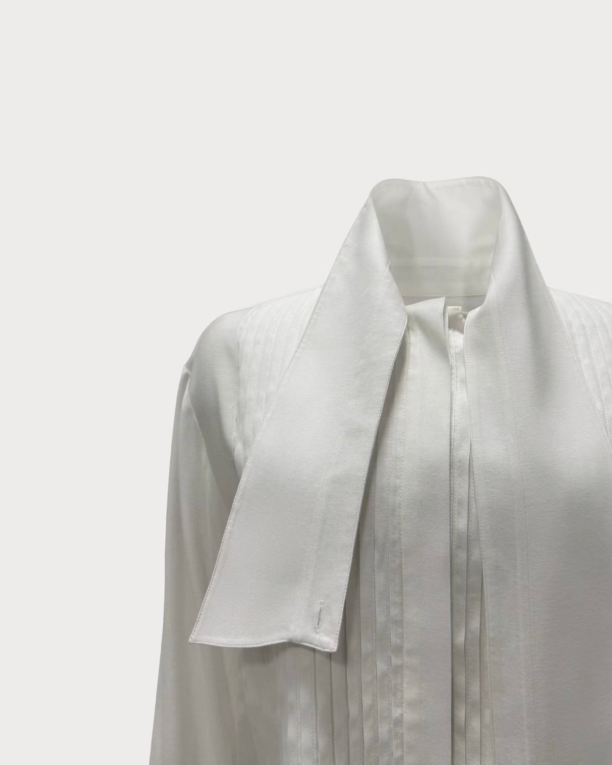 Scarf Collar Shirt