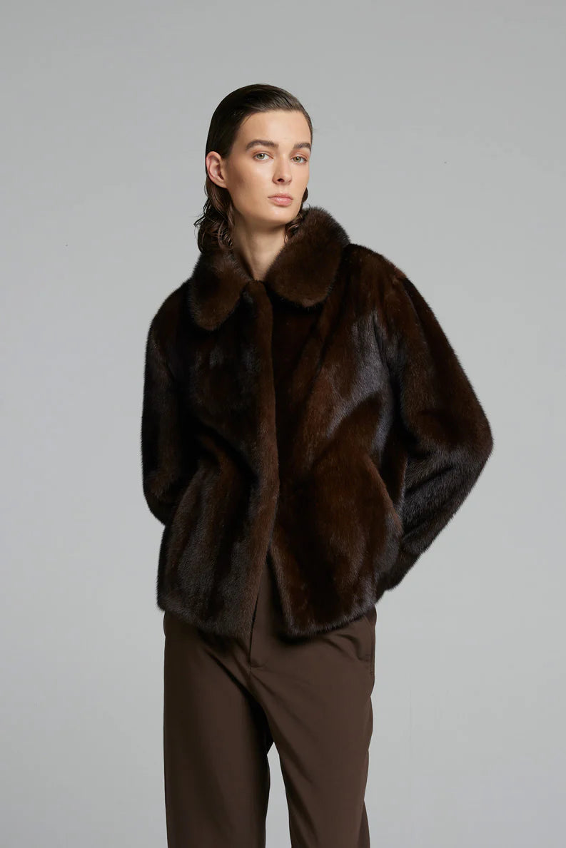 Brown Mink Jacket