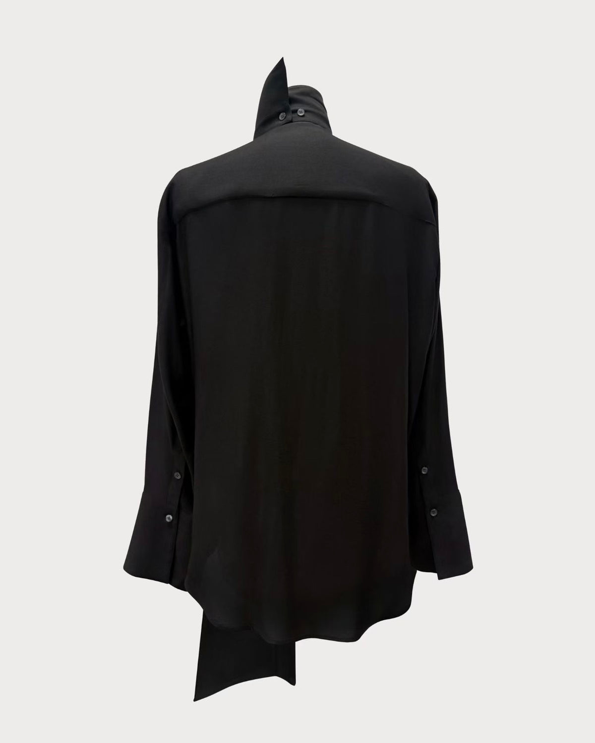 Scarf Collar Shirt