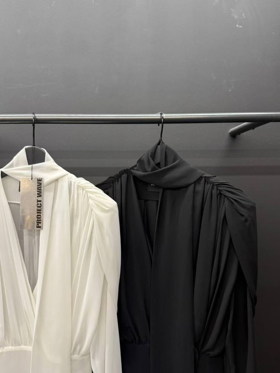 Chiffon Shirring Blouse