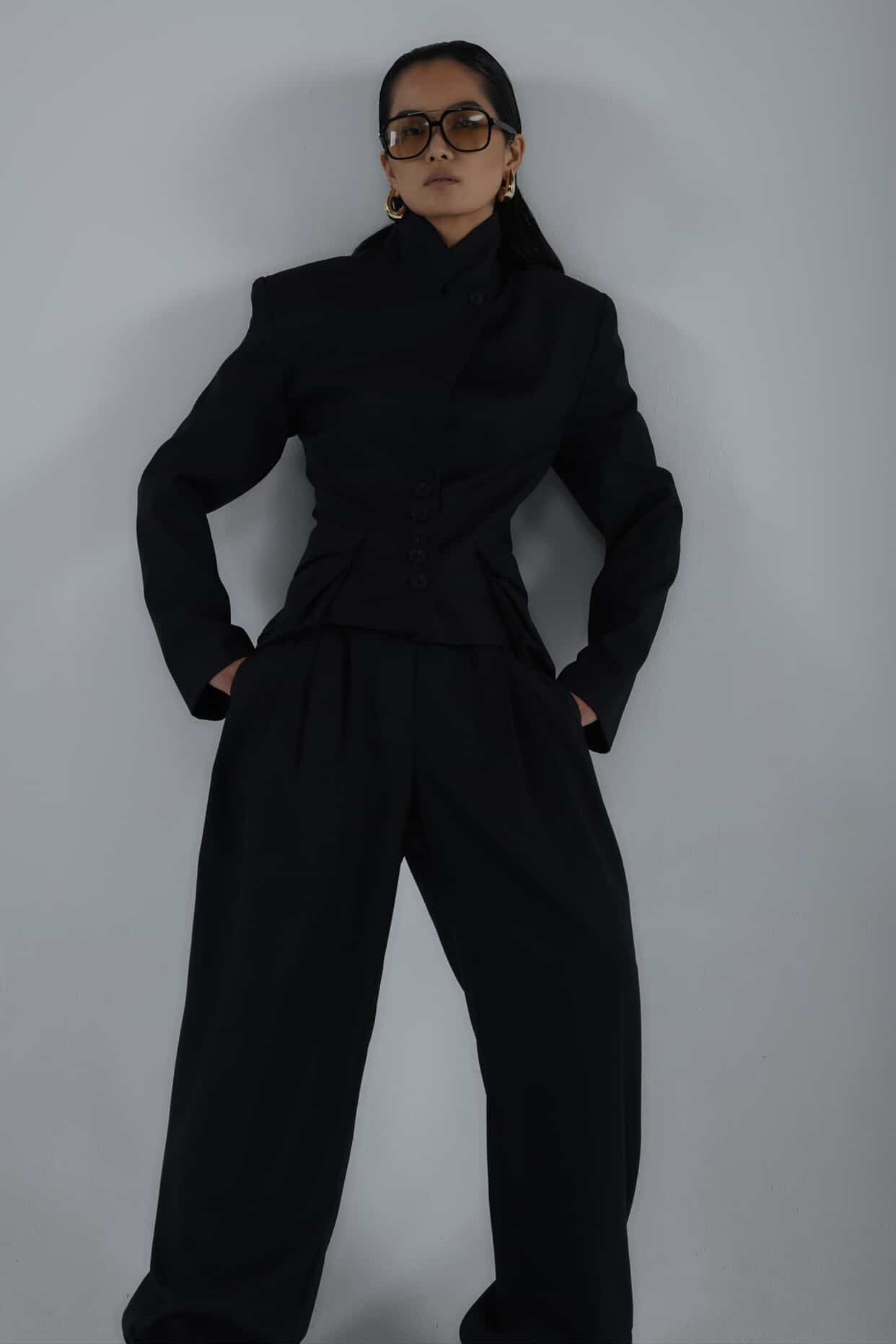 Pleated Pants