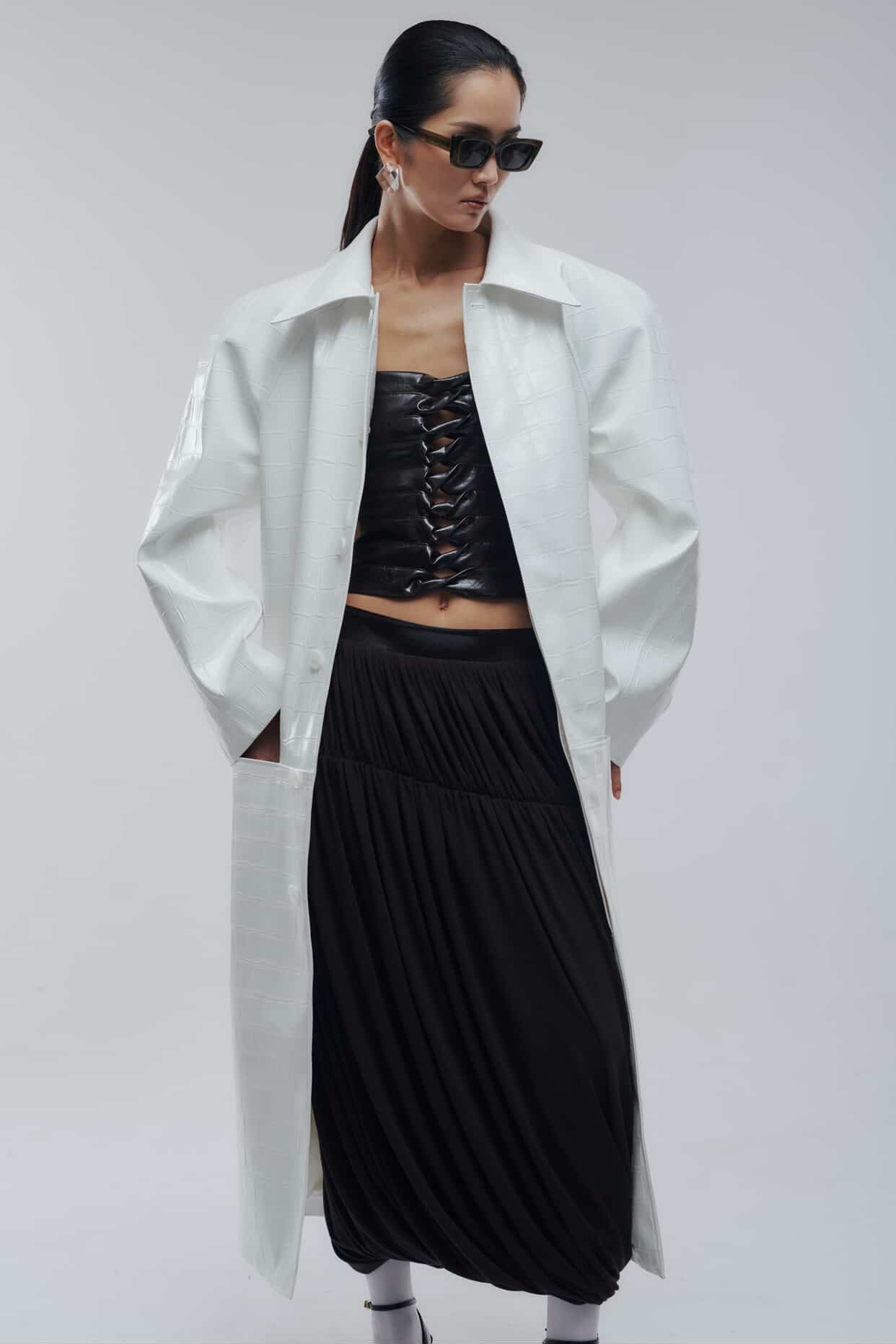 Flowy Draping Skirt