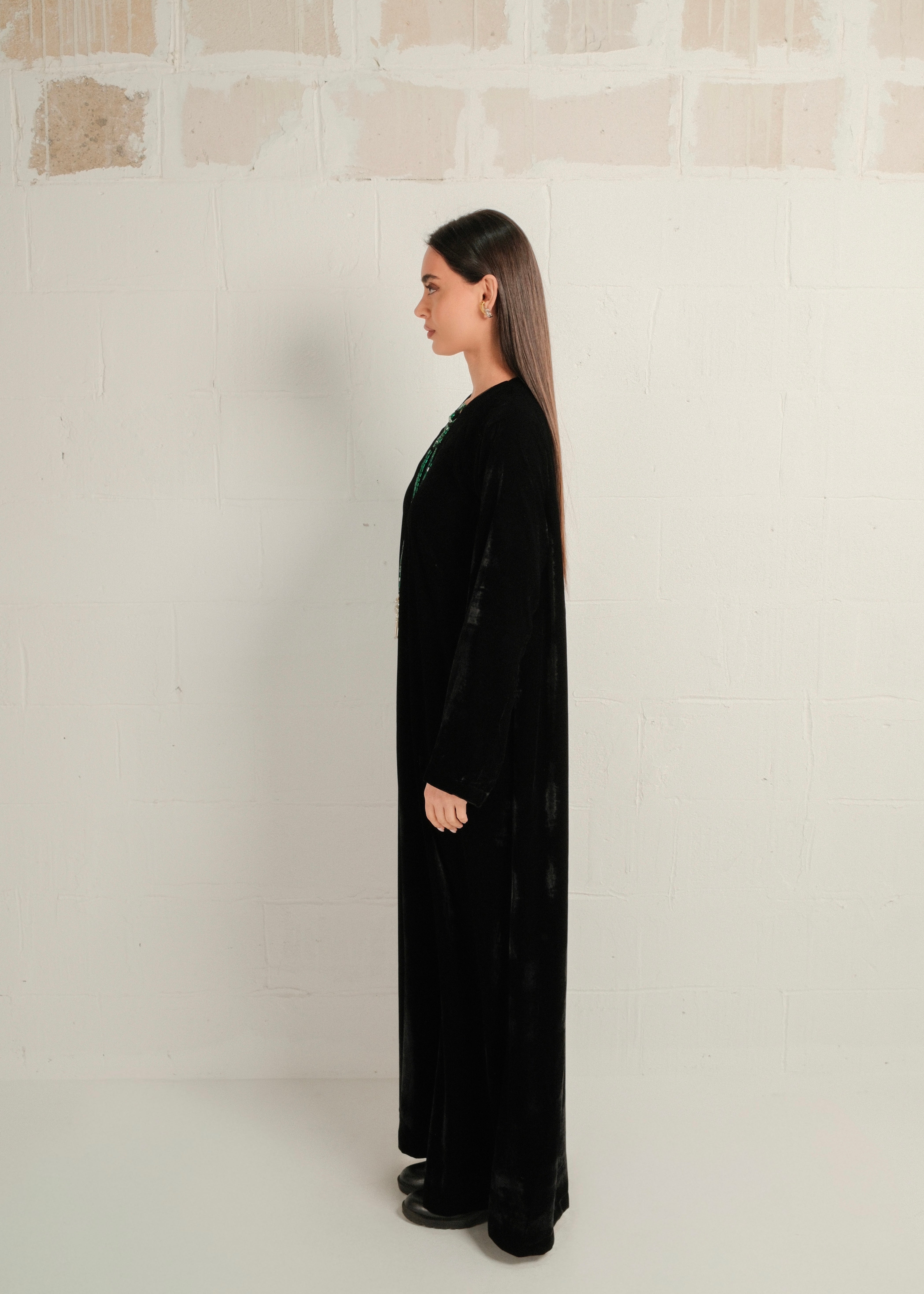 Velvet Beads Kaftan