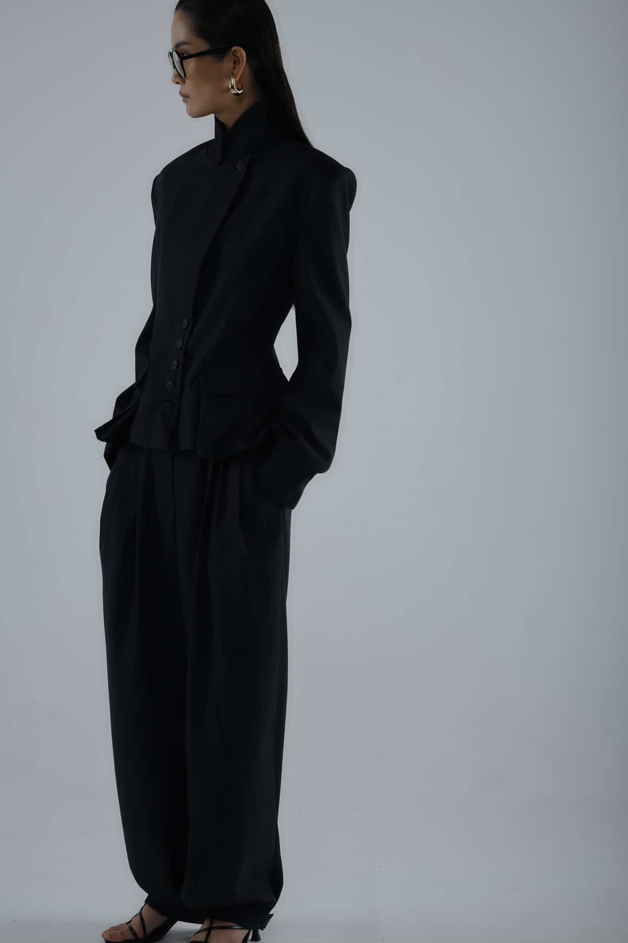 Pleated Pants