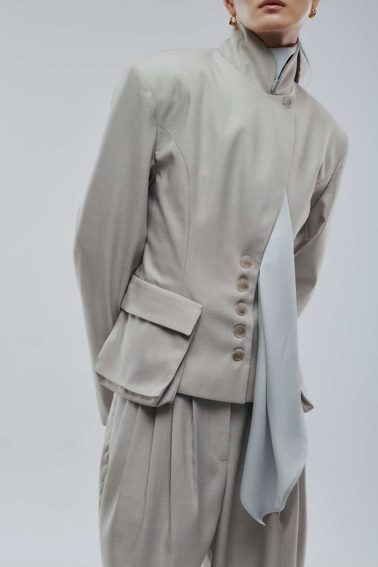 Pleated Pants