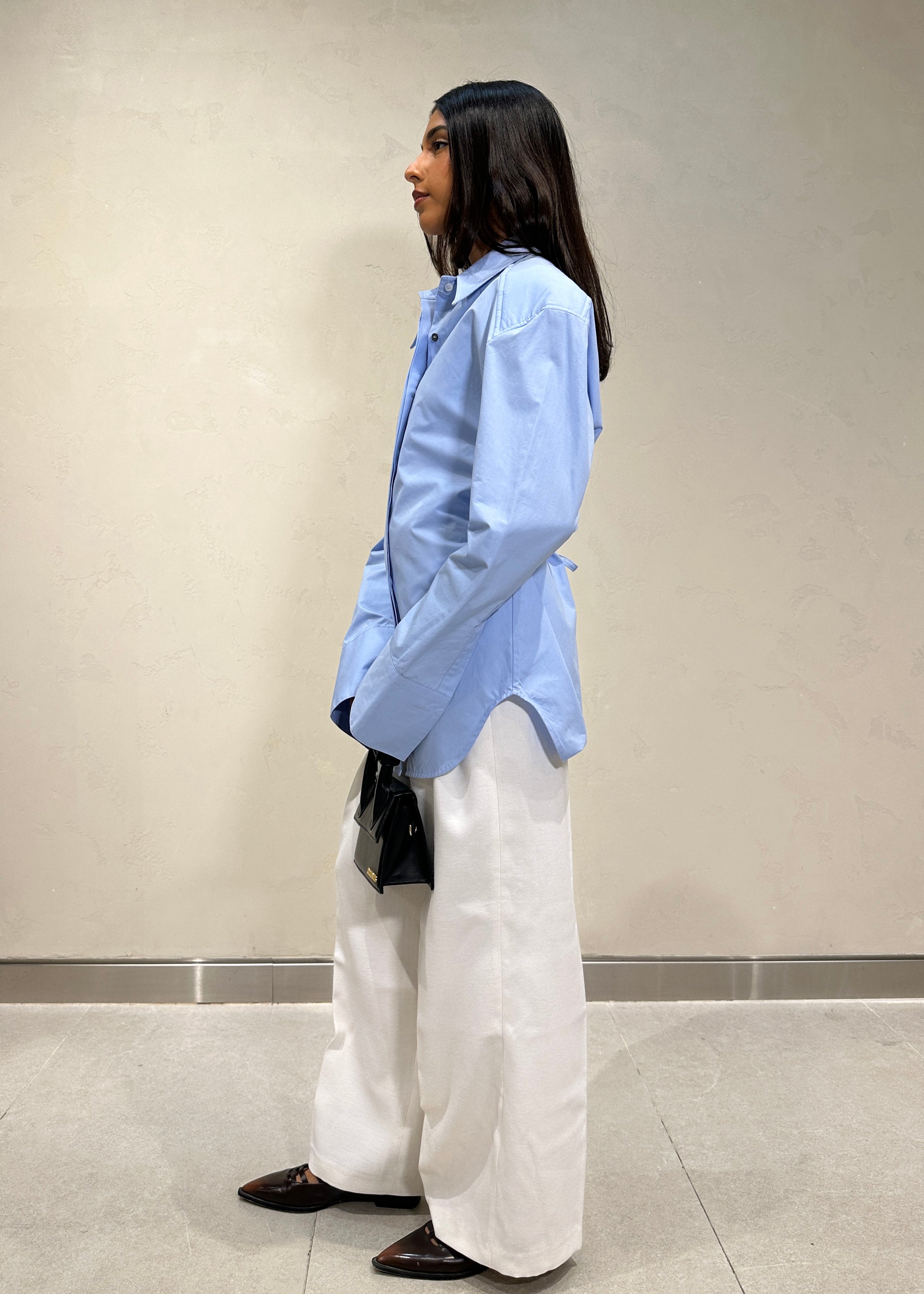 Padded shoulder shirt