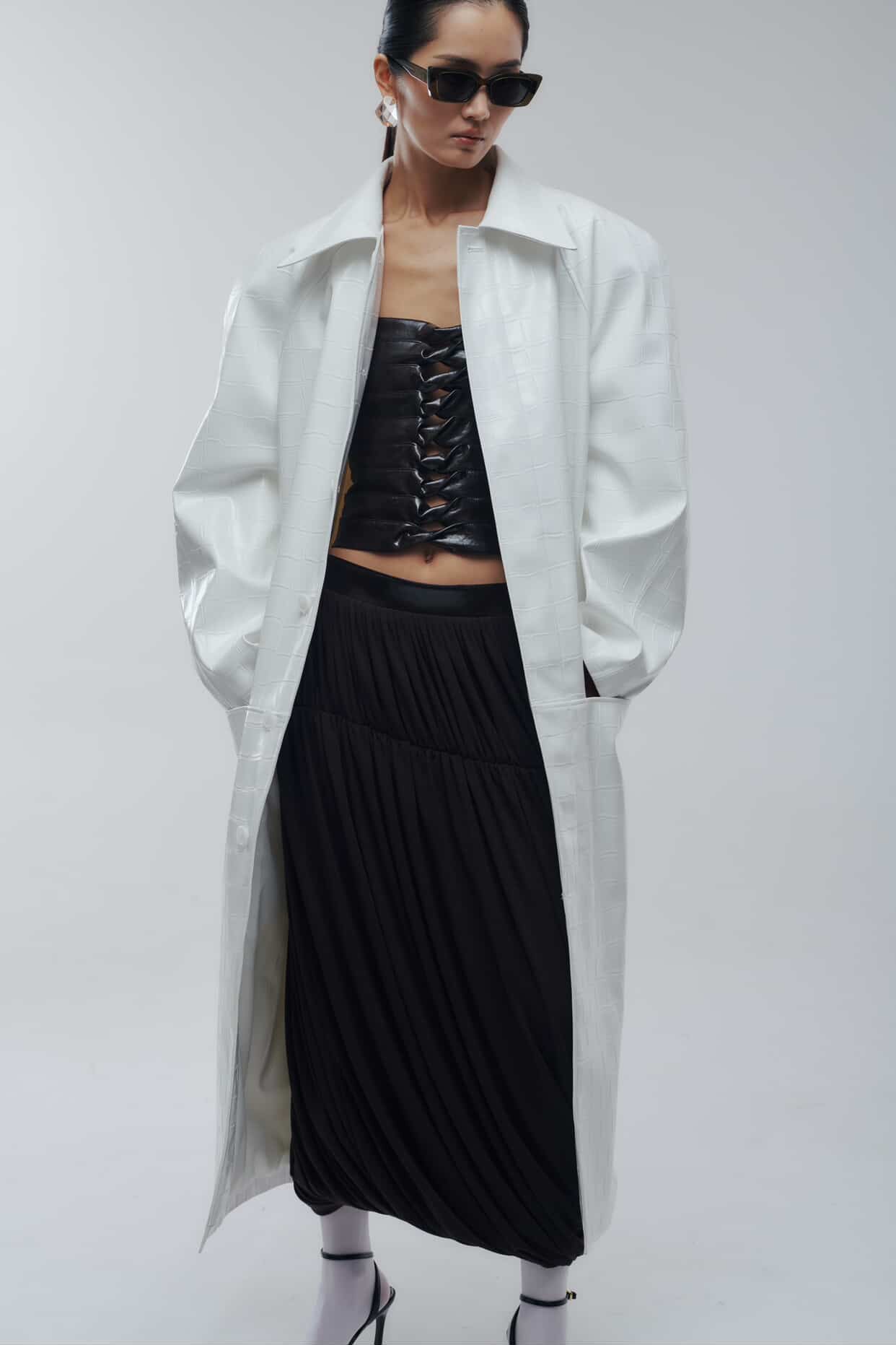 Flowy Draping Skirt
