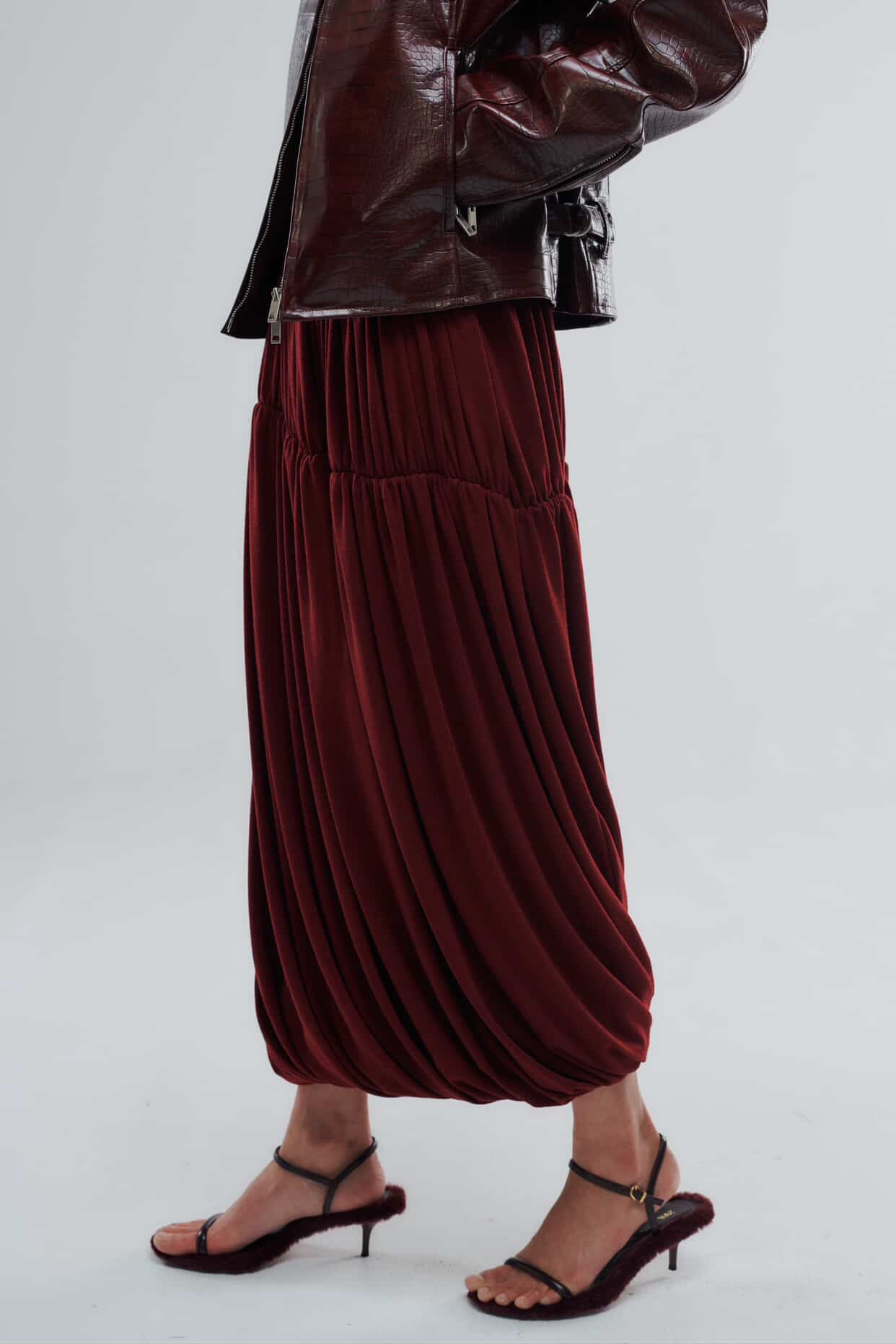 Flowy Draping Skirt