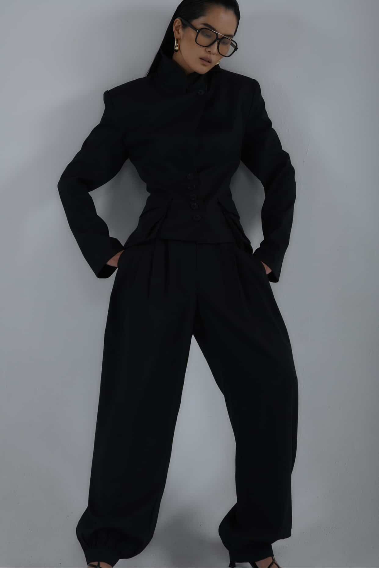 Pleated Pants