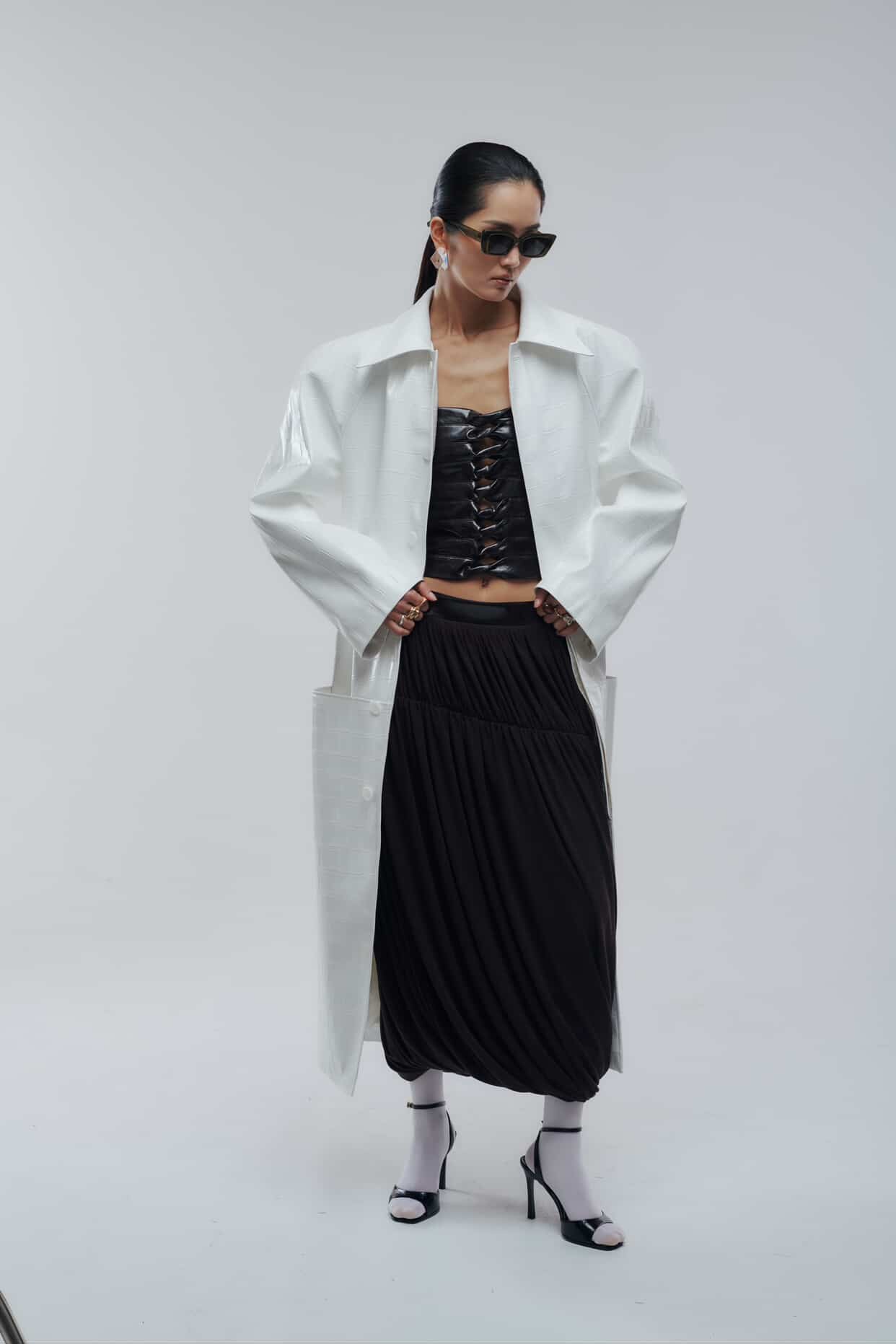 Flowy Draping Skirt
