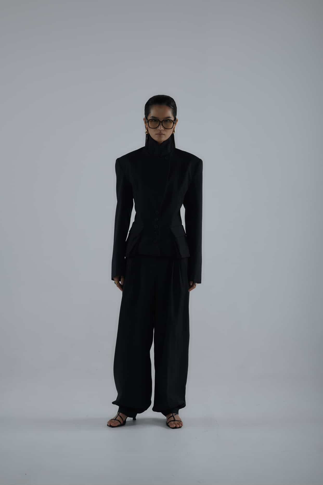 Pleated Pants