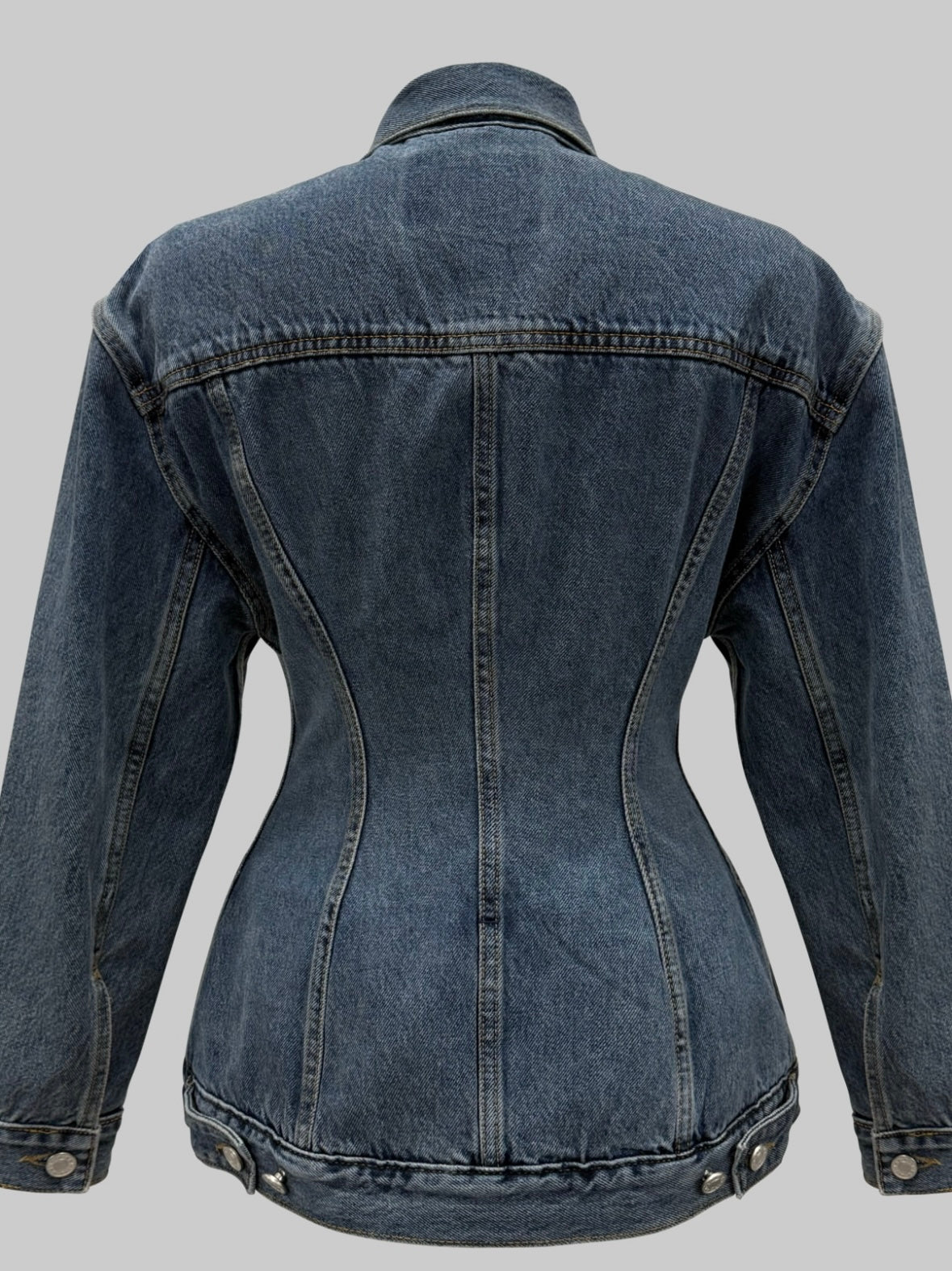 Waisted denim jacket