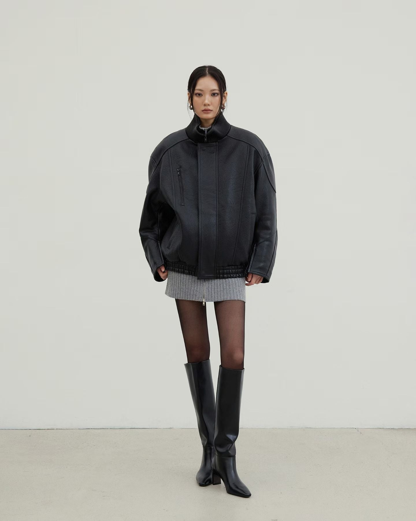 Bomber Leather Jacket
