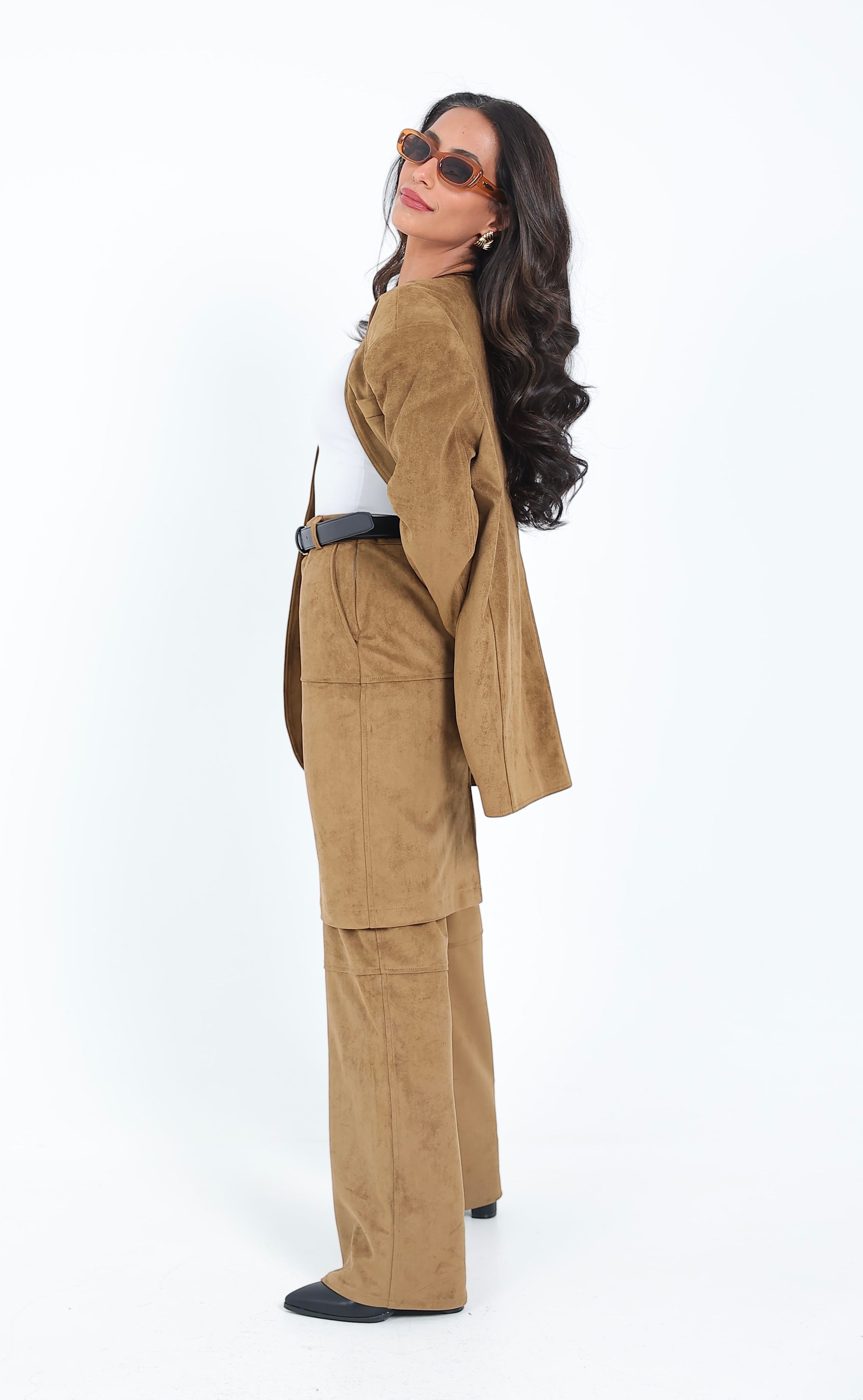 Suede Copper pants