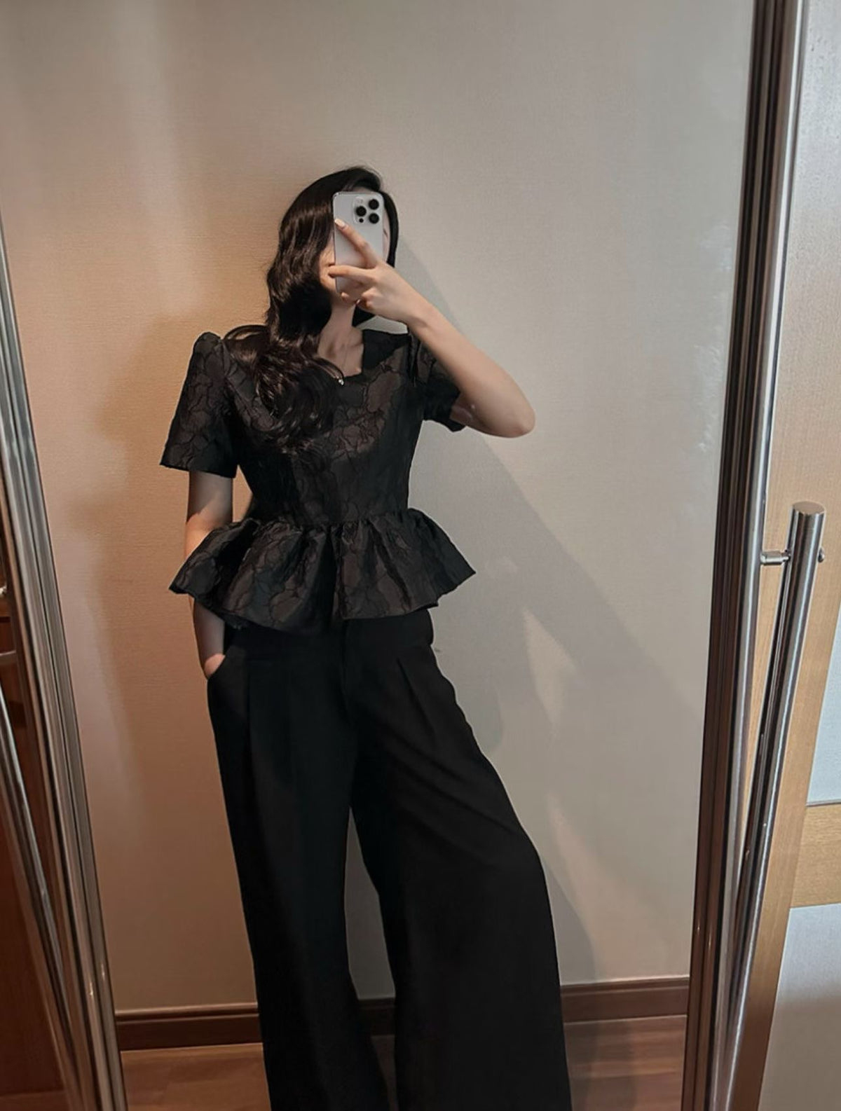 Jacquard Blouse